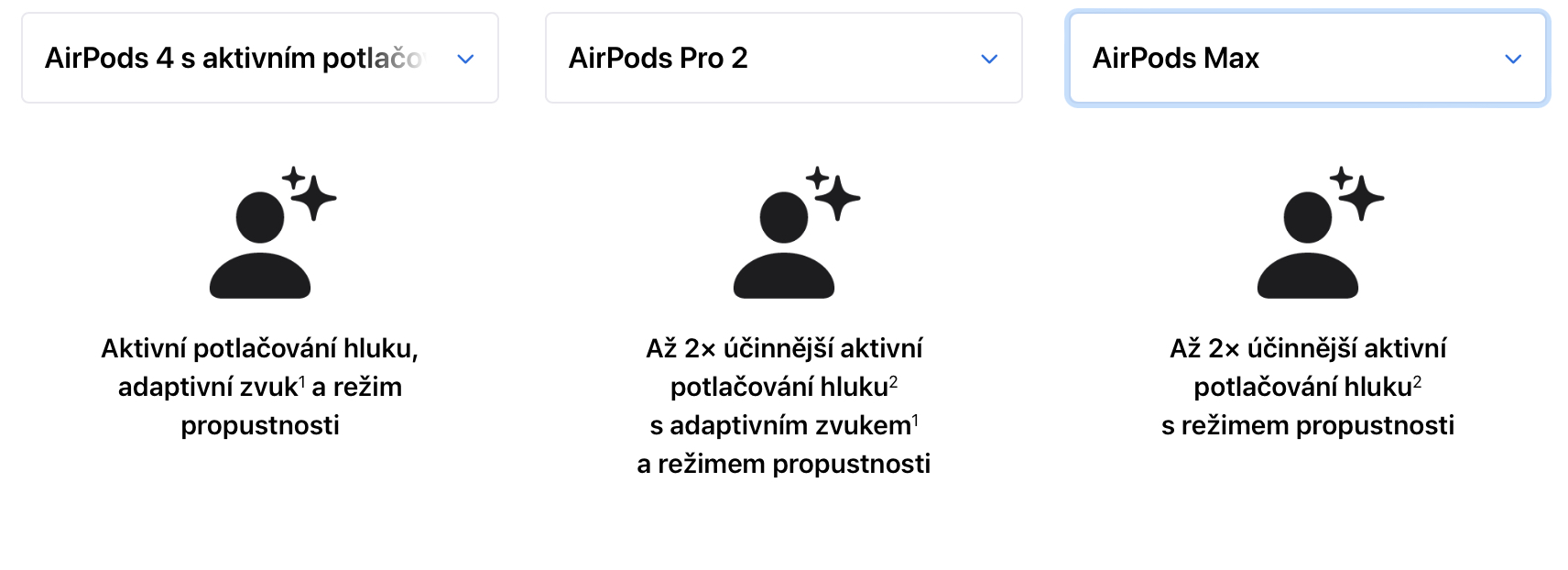 airpods noise cancellation comparison