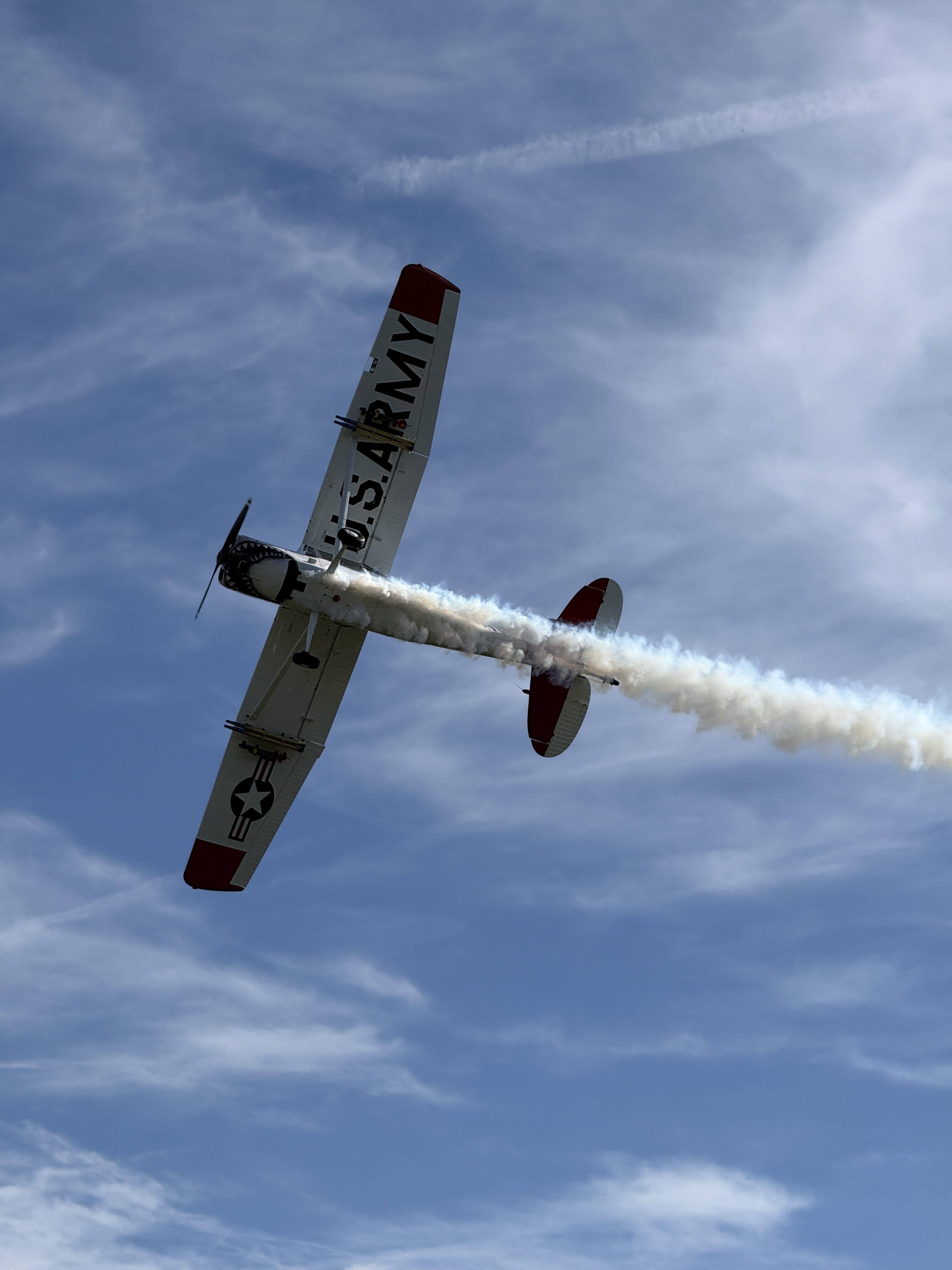 army airplane upside down