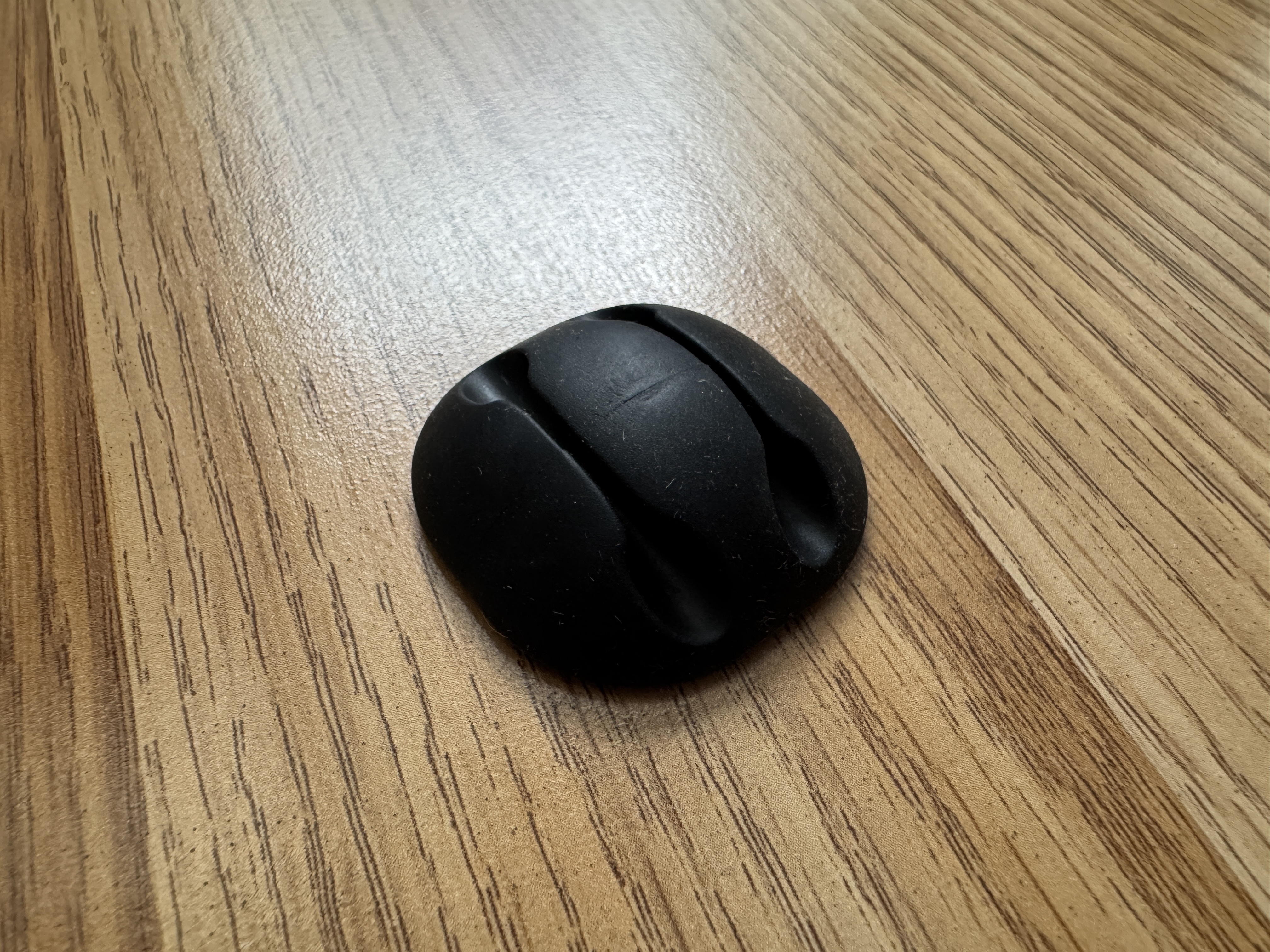 black cable organizer