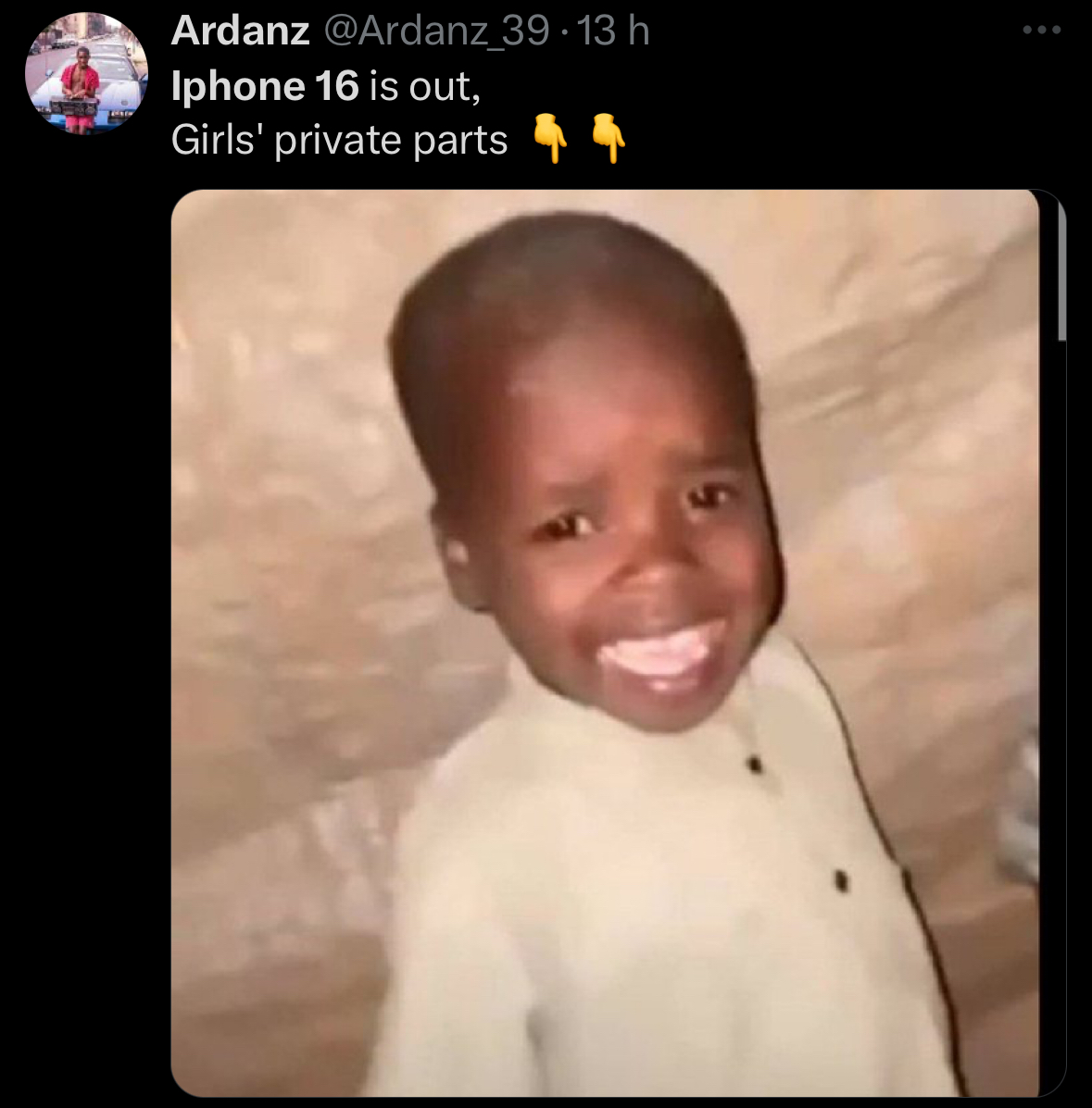 child smiling closeup