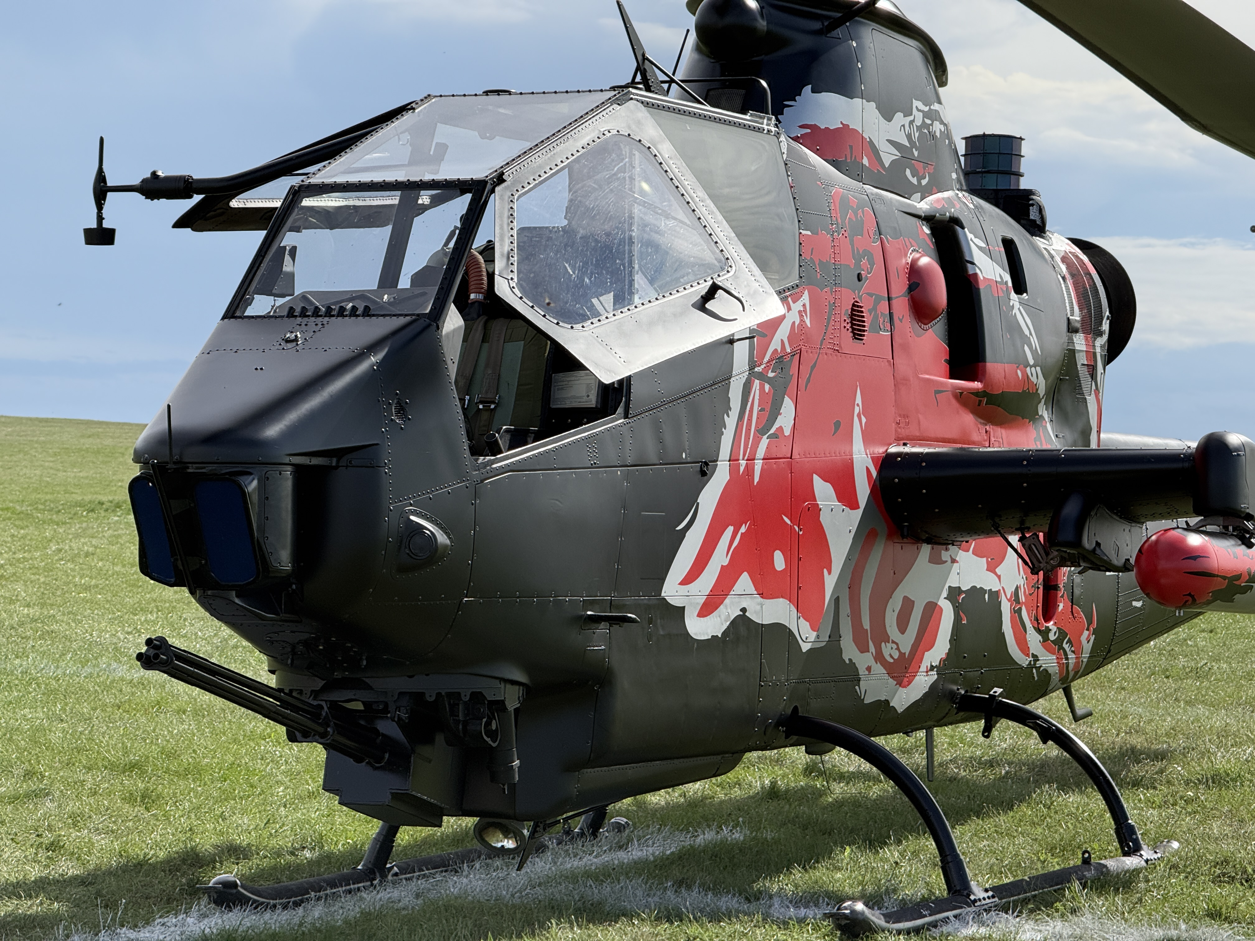 closeup helicopter design