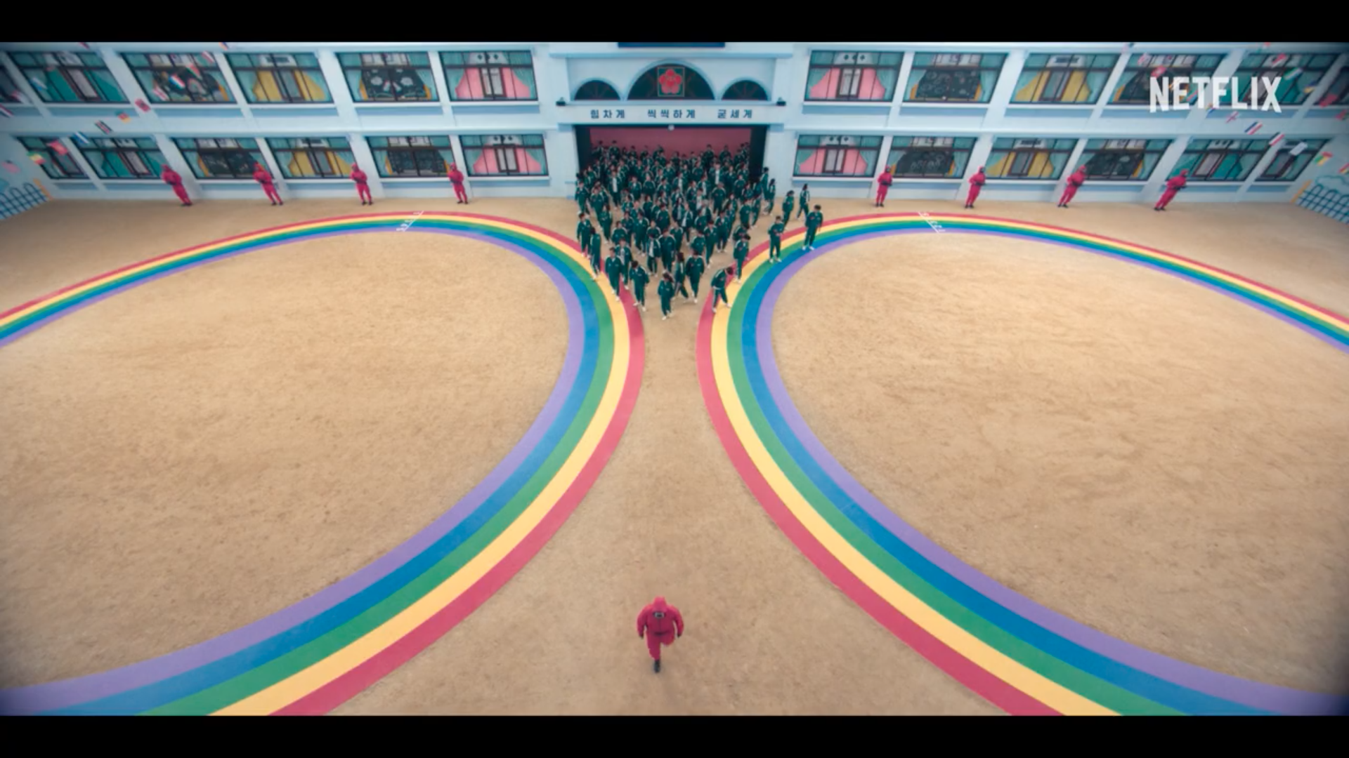 colorful schoolyard netflix