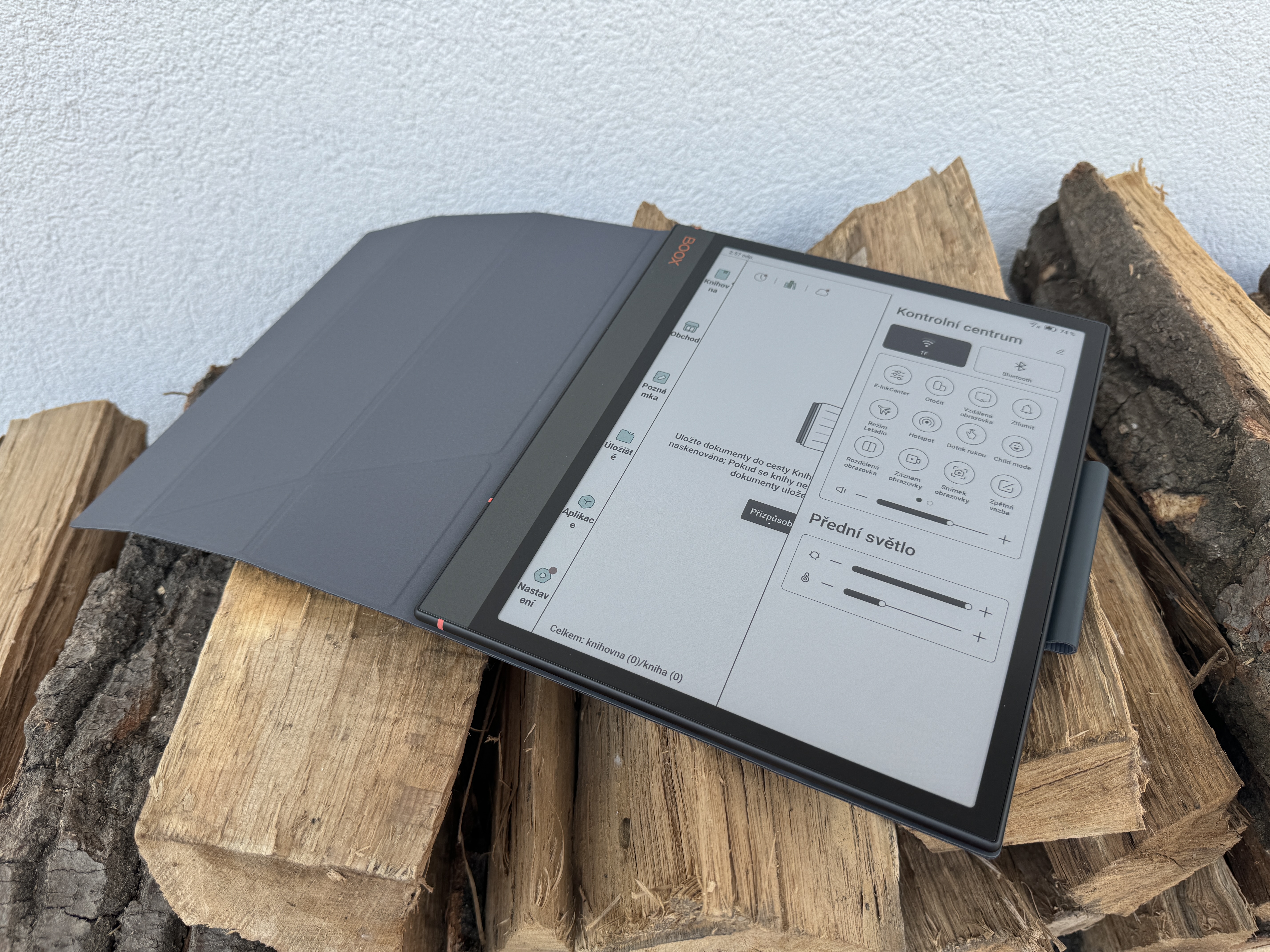 ebook reader settings interface