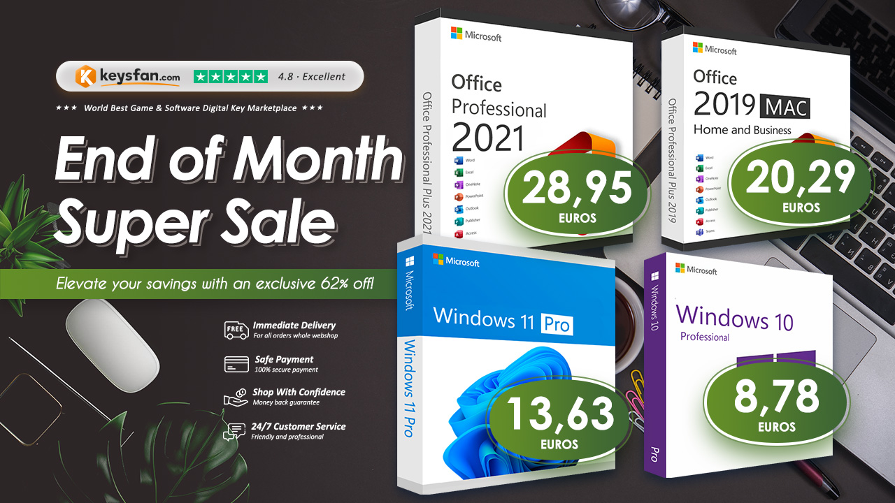 end of month software sale