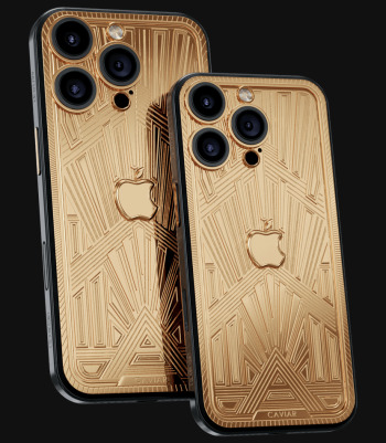 geometric gold phone case apple logo