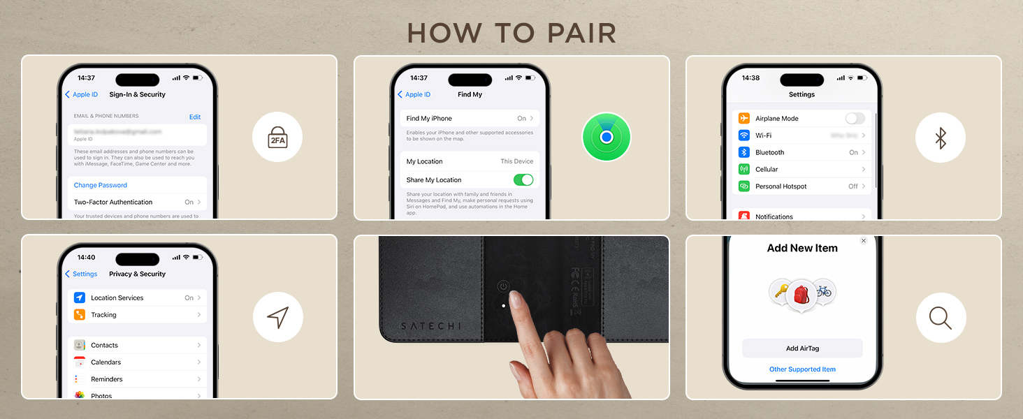 how to pair passport cover