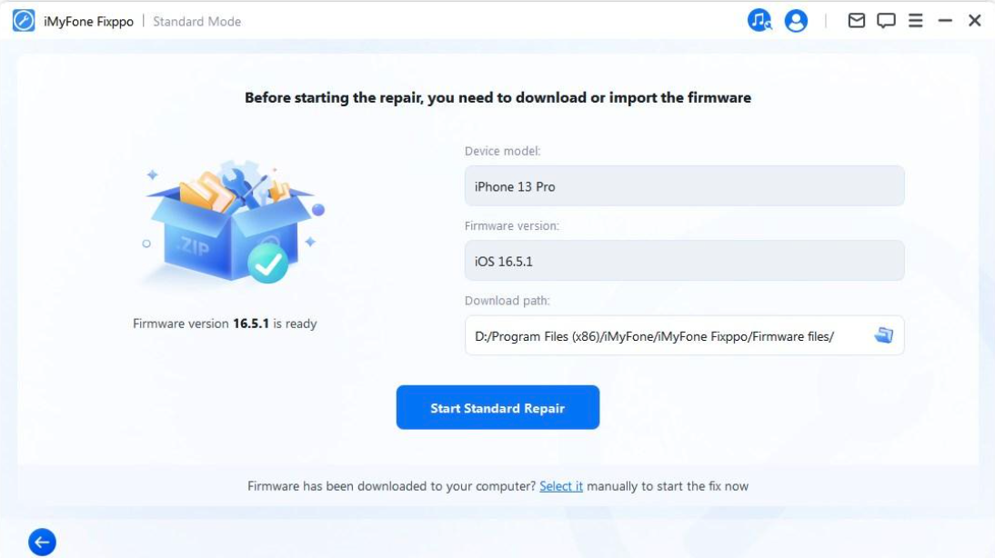 iphone firmware ready