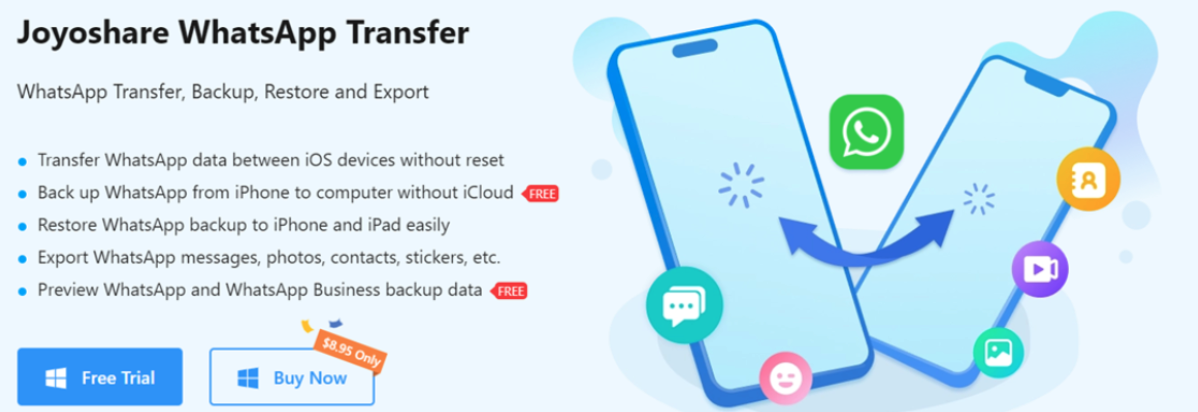 joyoshare whatsapp transfer ad