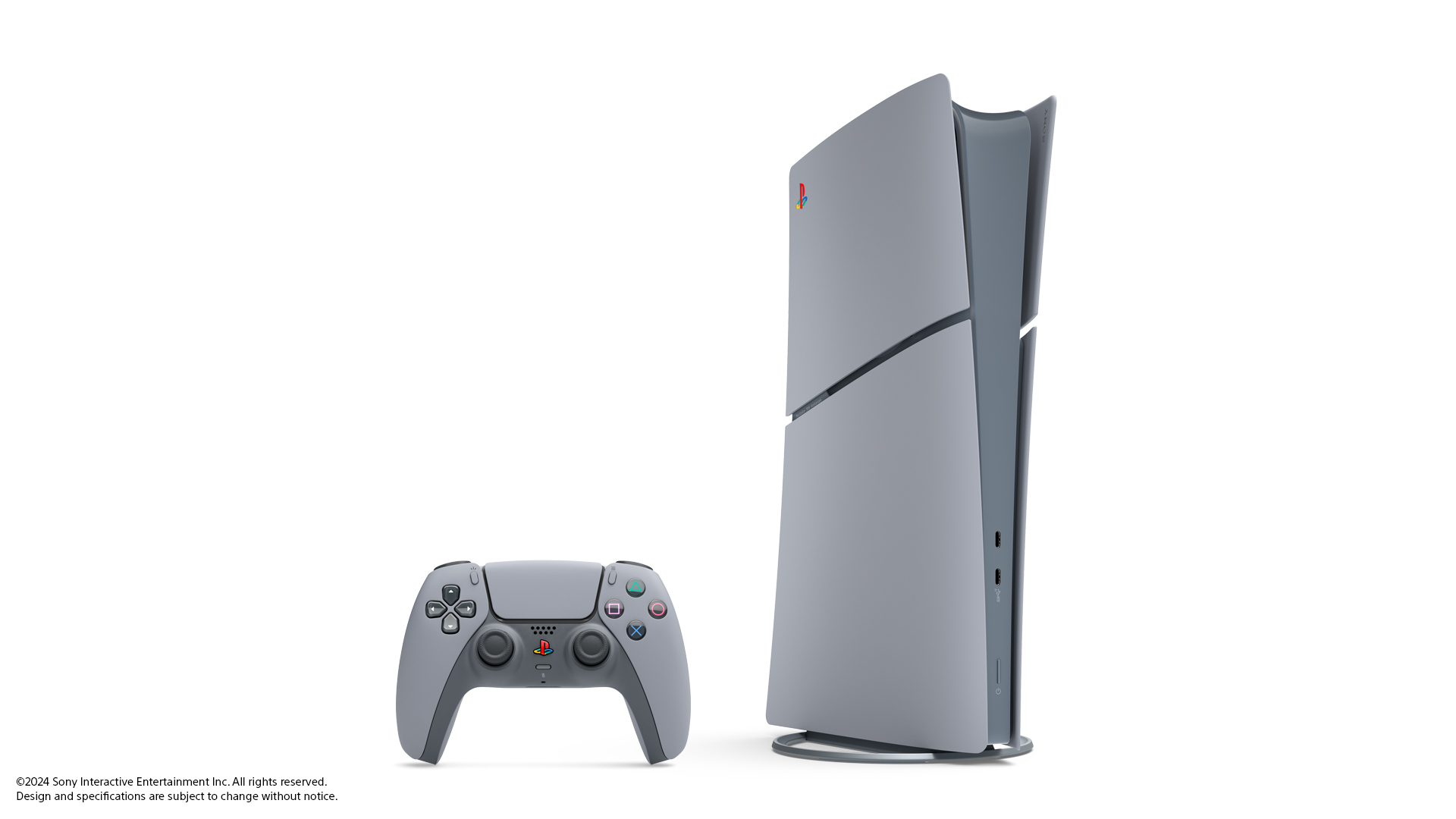 playstation console side view