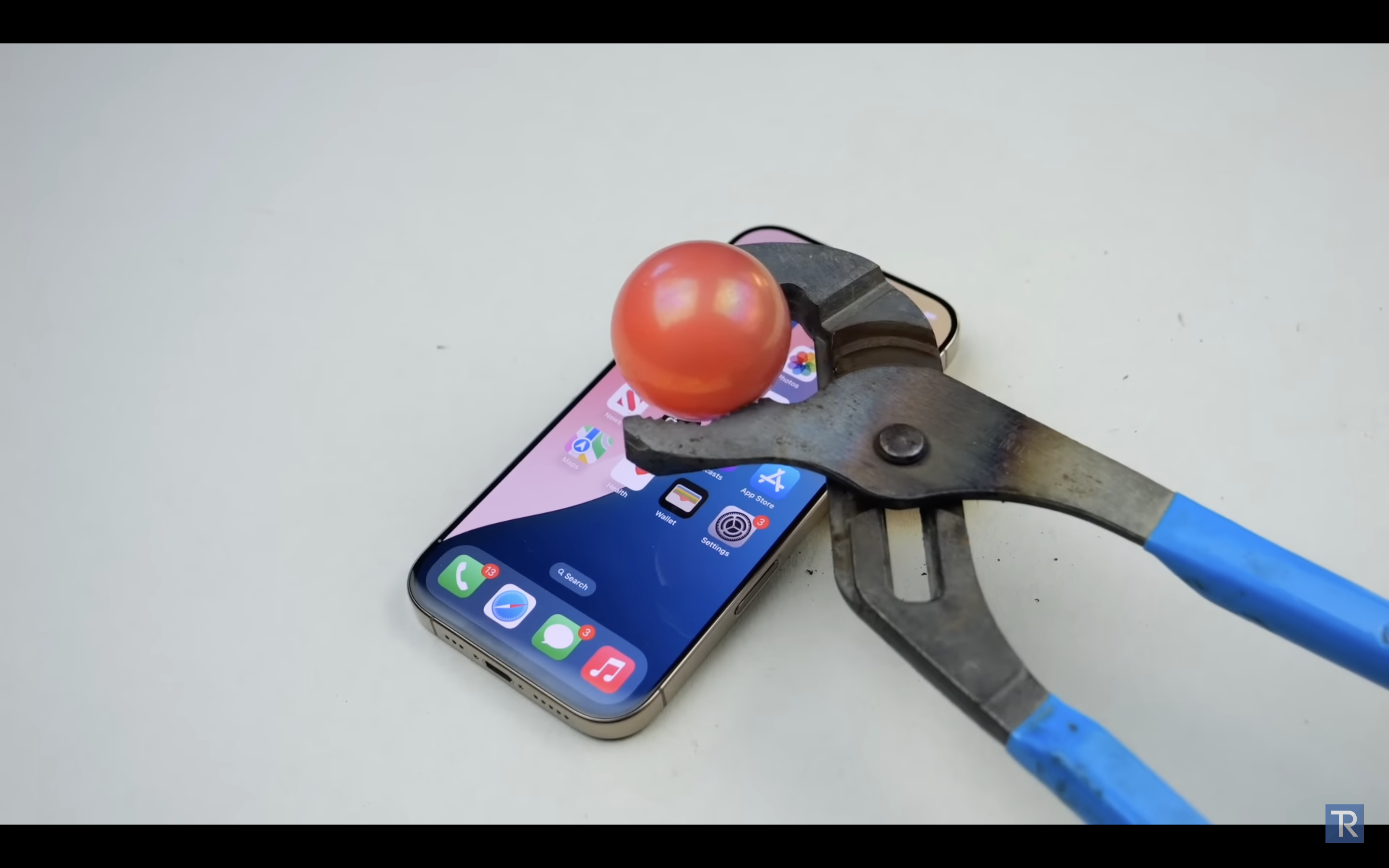 pliers tomato smartphone
