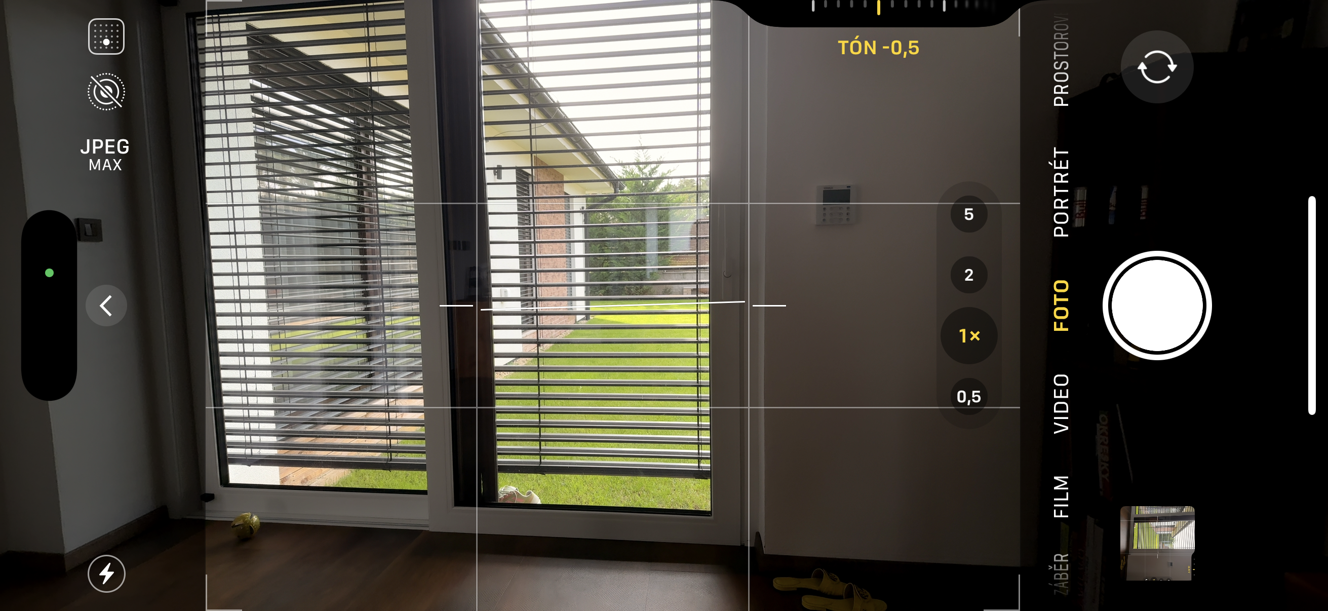 smartphone camera tone adjustment