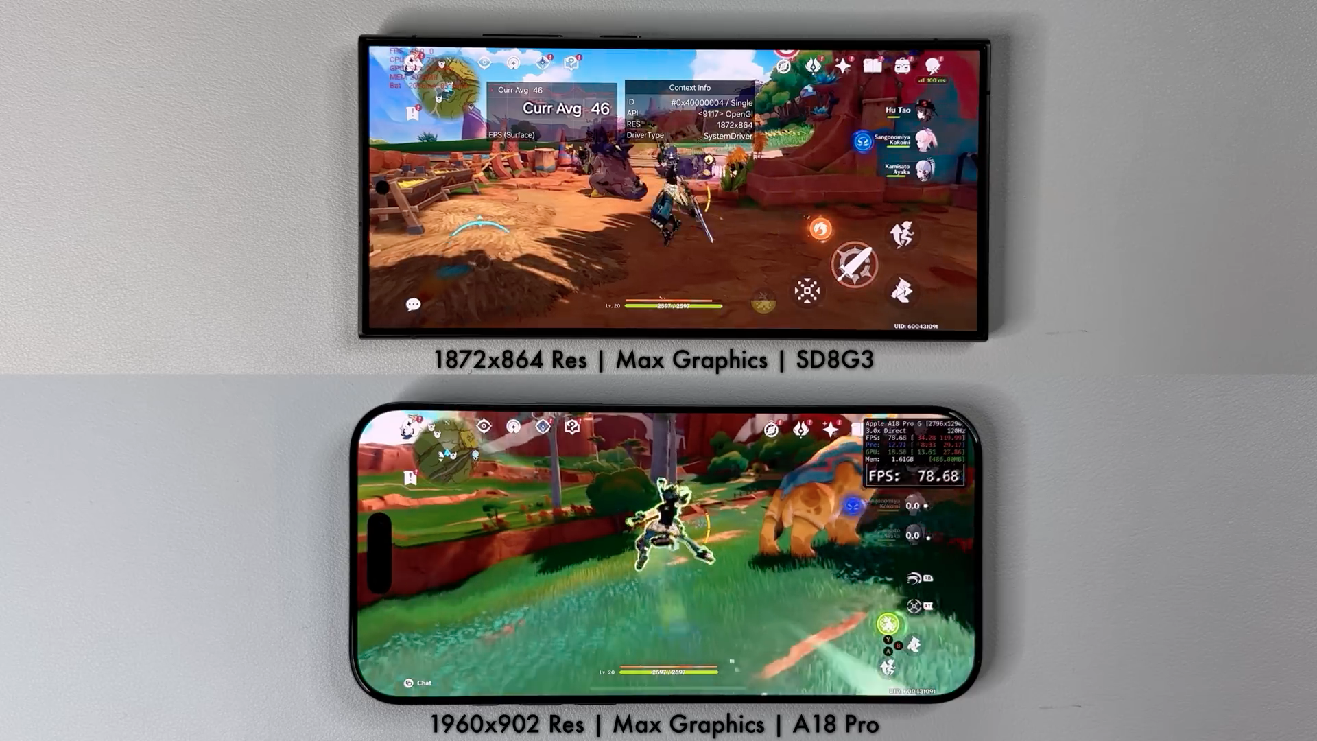 smartphone gaming comparison