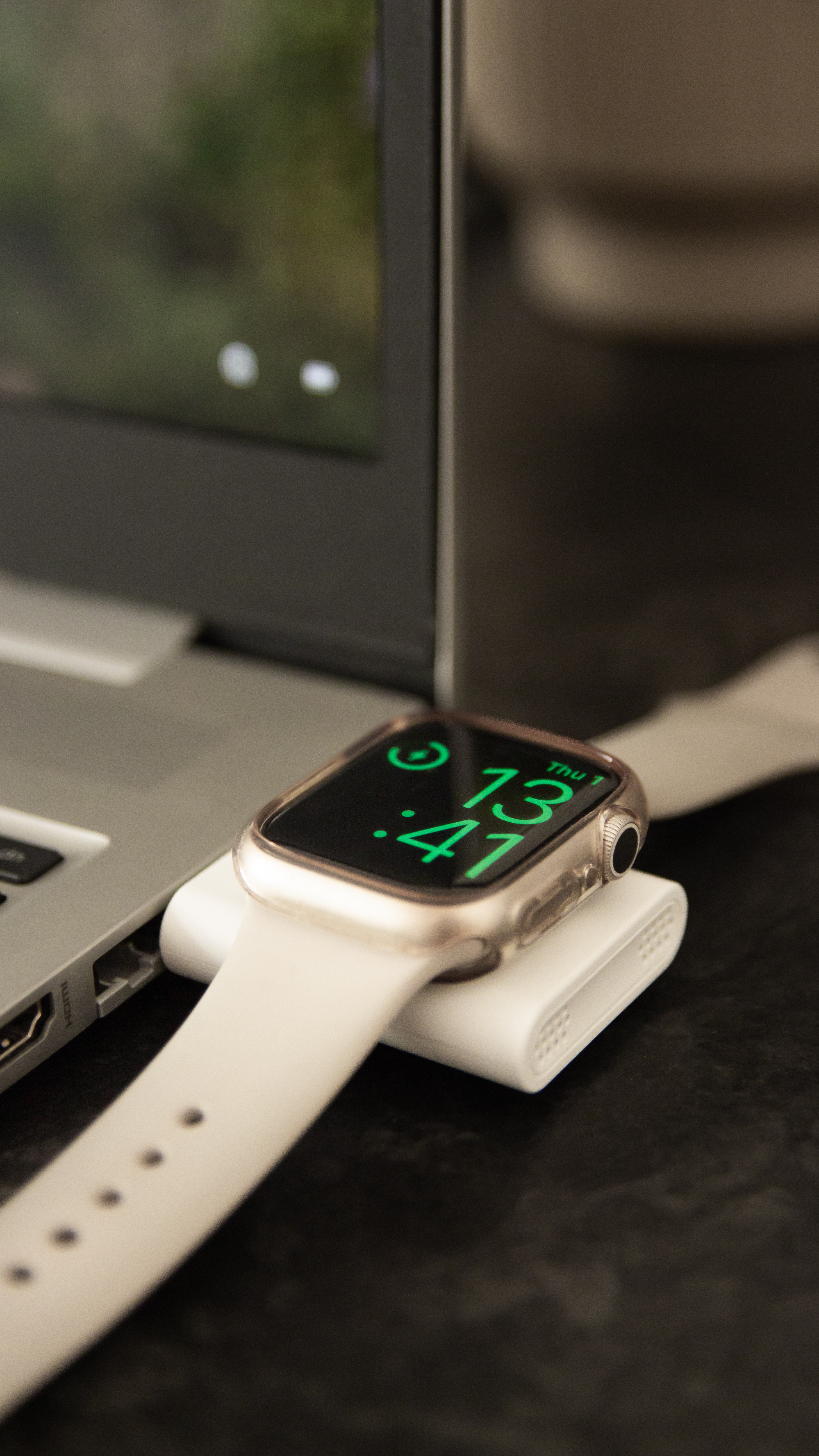 smartwatch charging indicator
