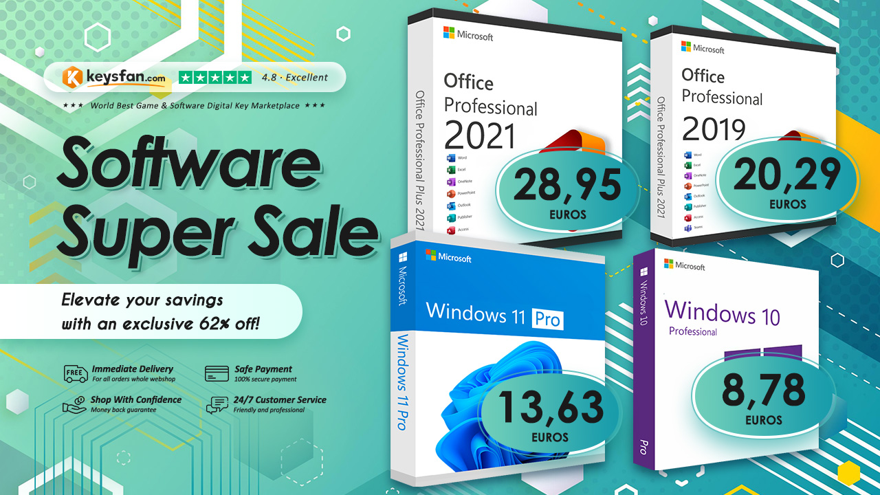 software sale advertisement