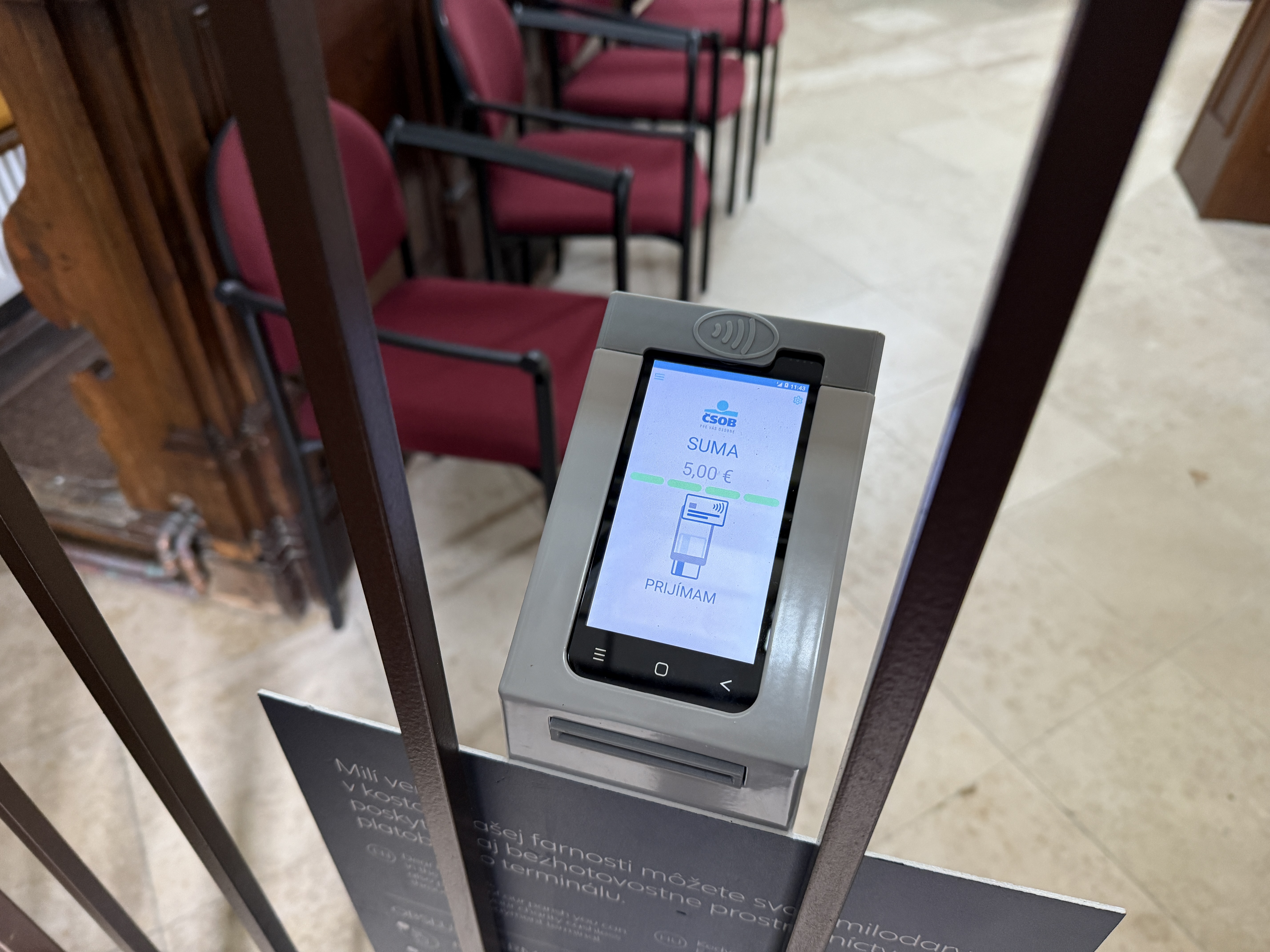 transaction confirmation screen