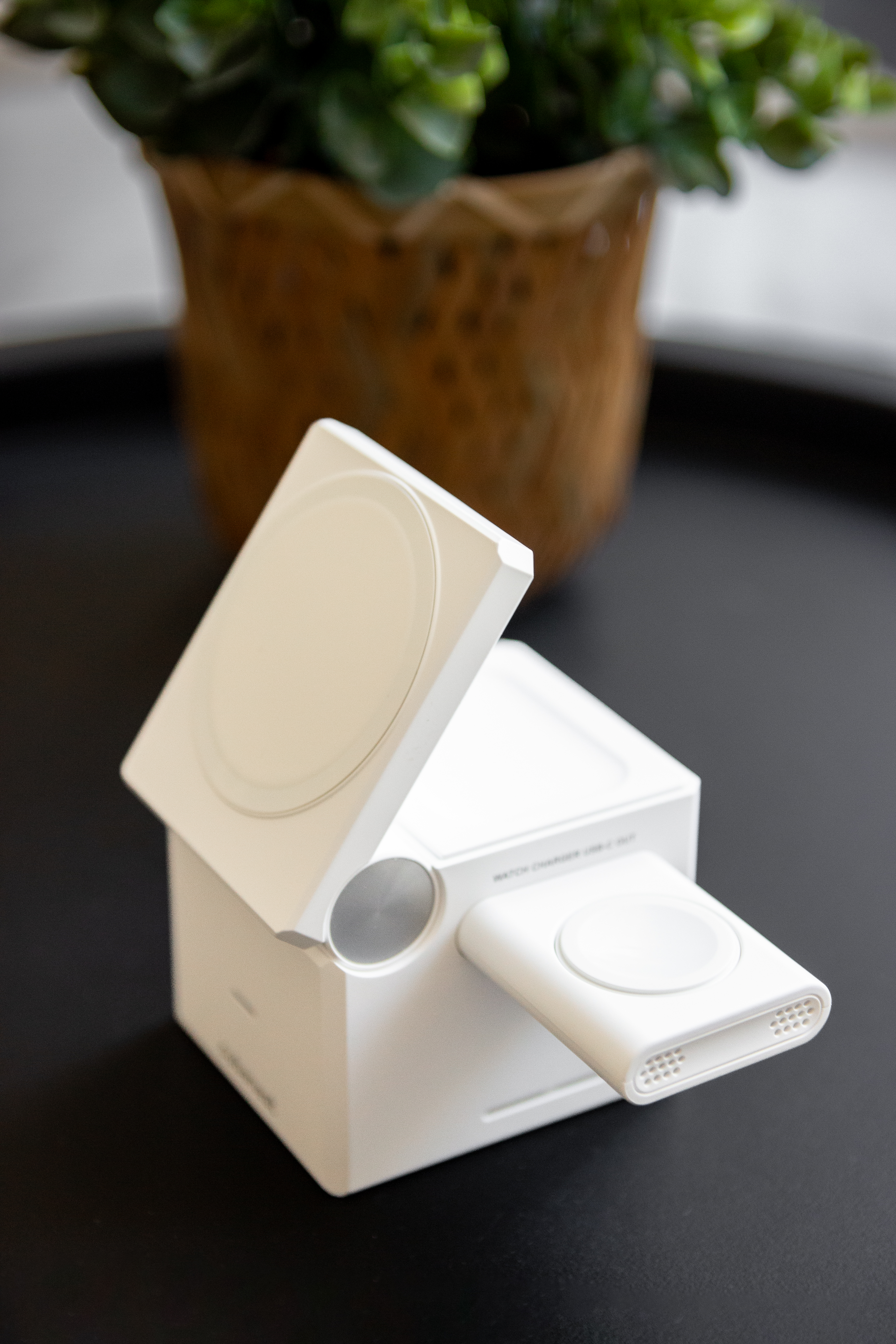 wireless charger angle view