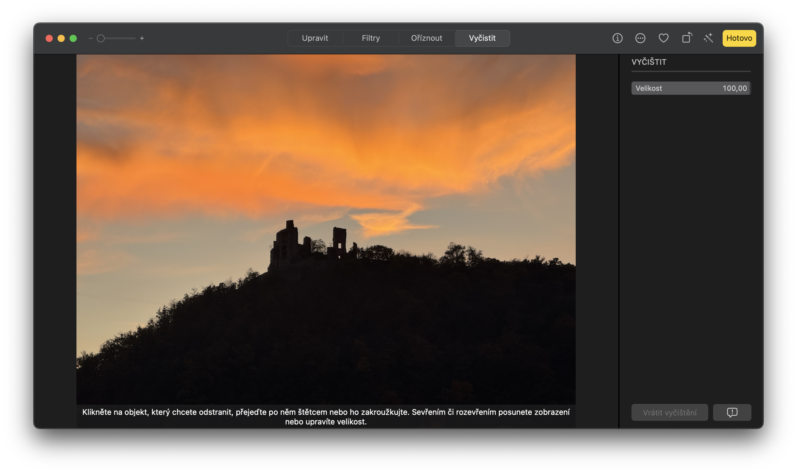 castle sunset silhouette