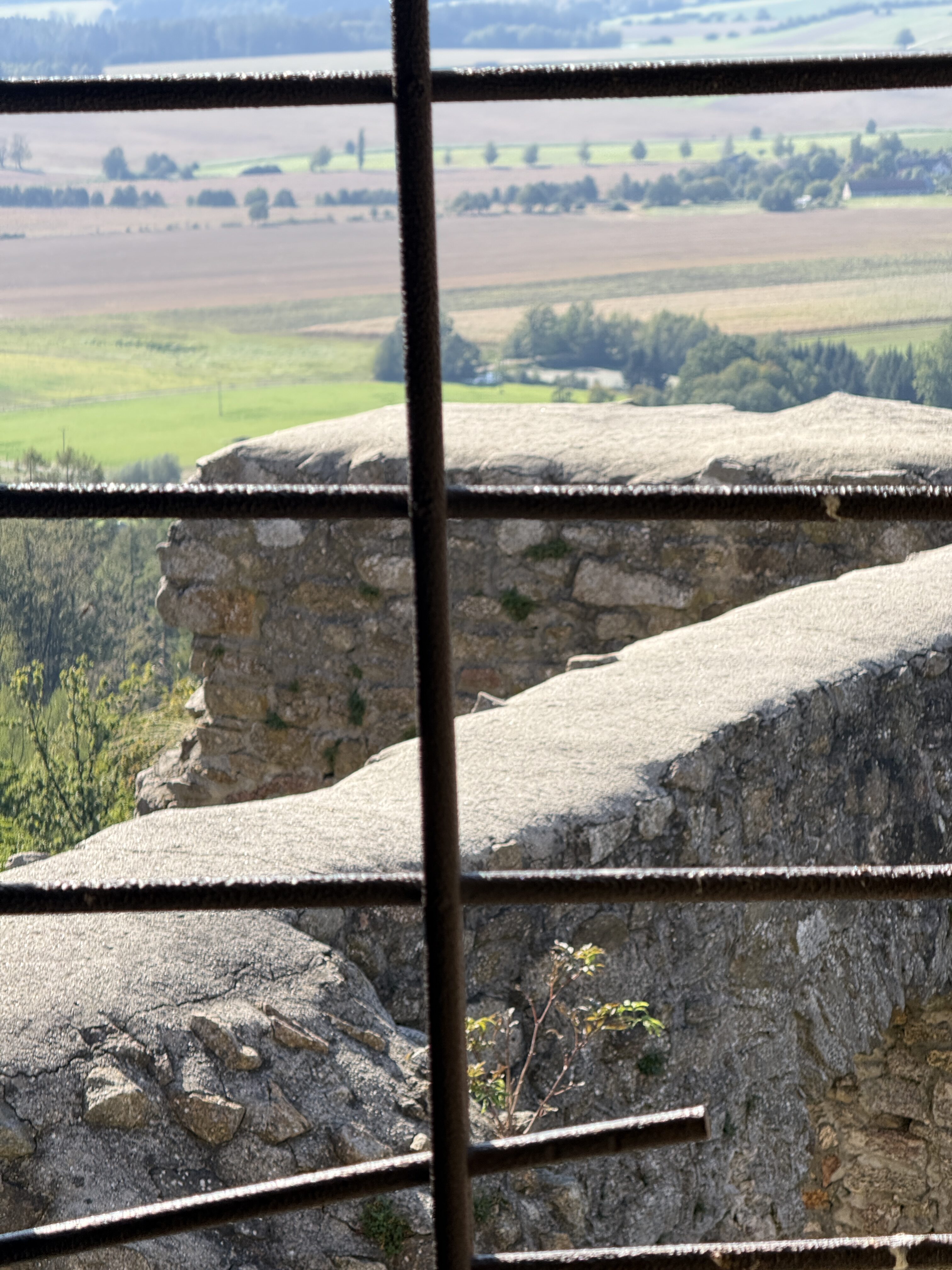 closeup stone wall view