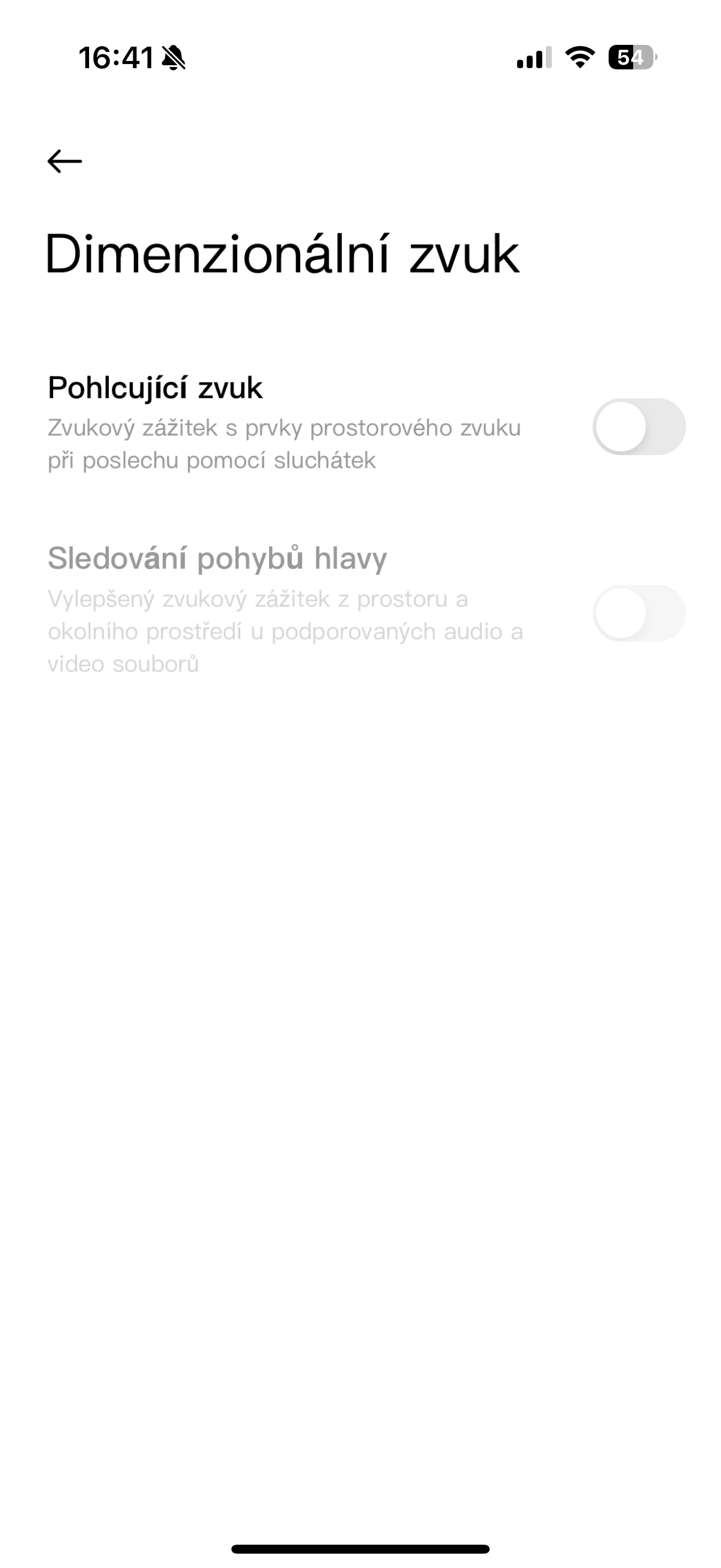 dimensional sound options