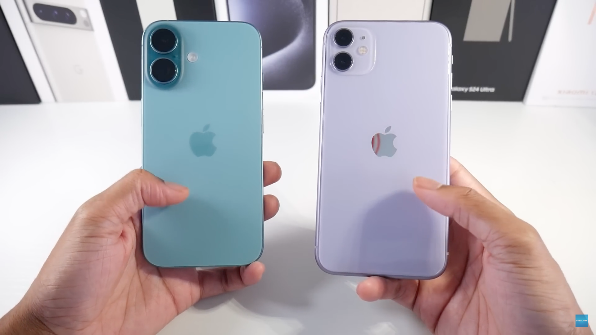 iphone comparison hands