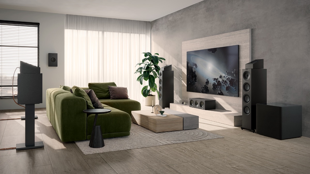modern living room home theater