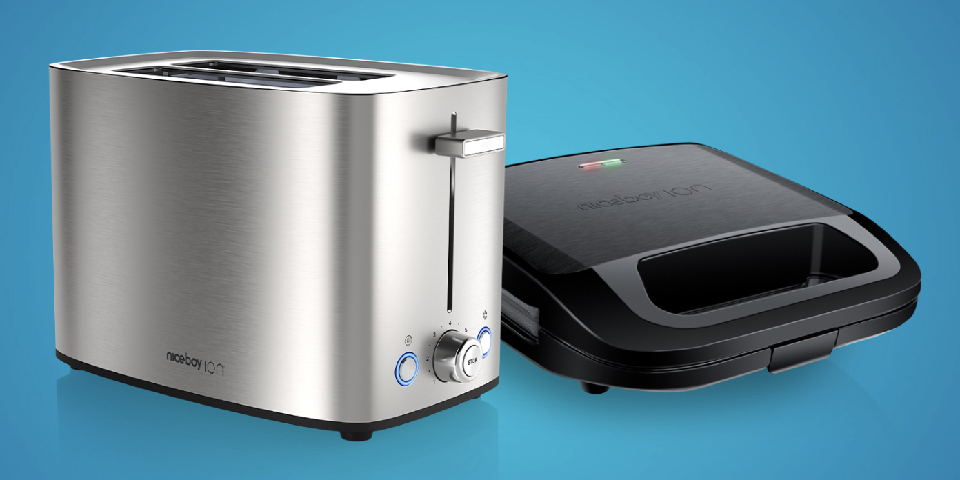 modern toaster and sandwich maker