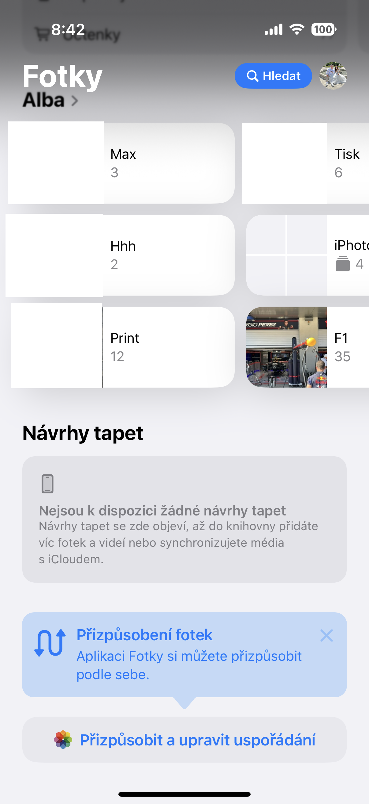 photo gallery album view