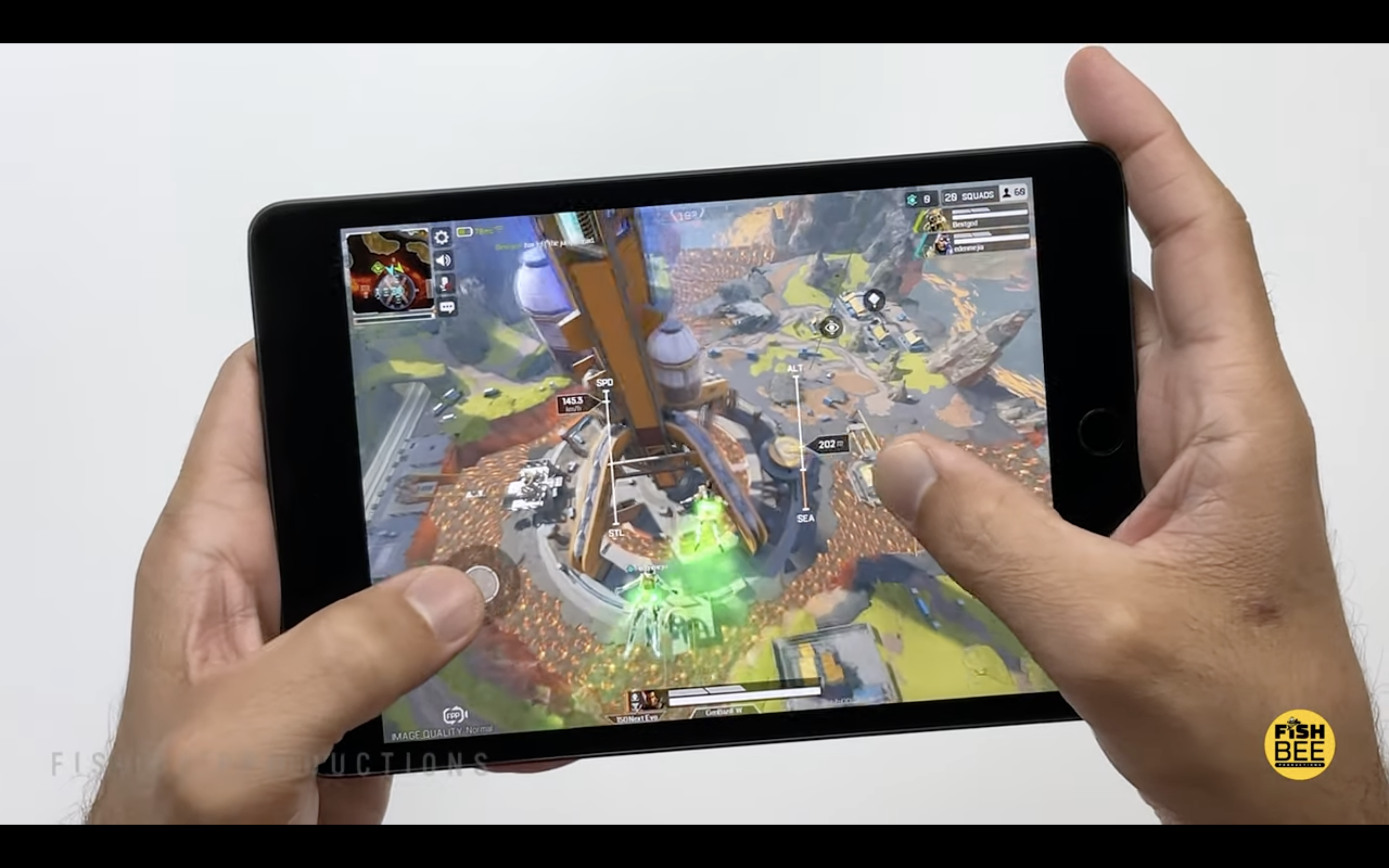 playing game on ipad