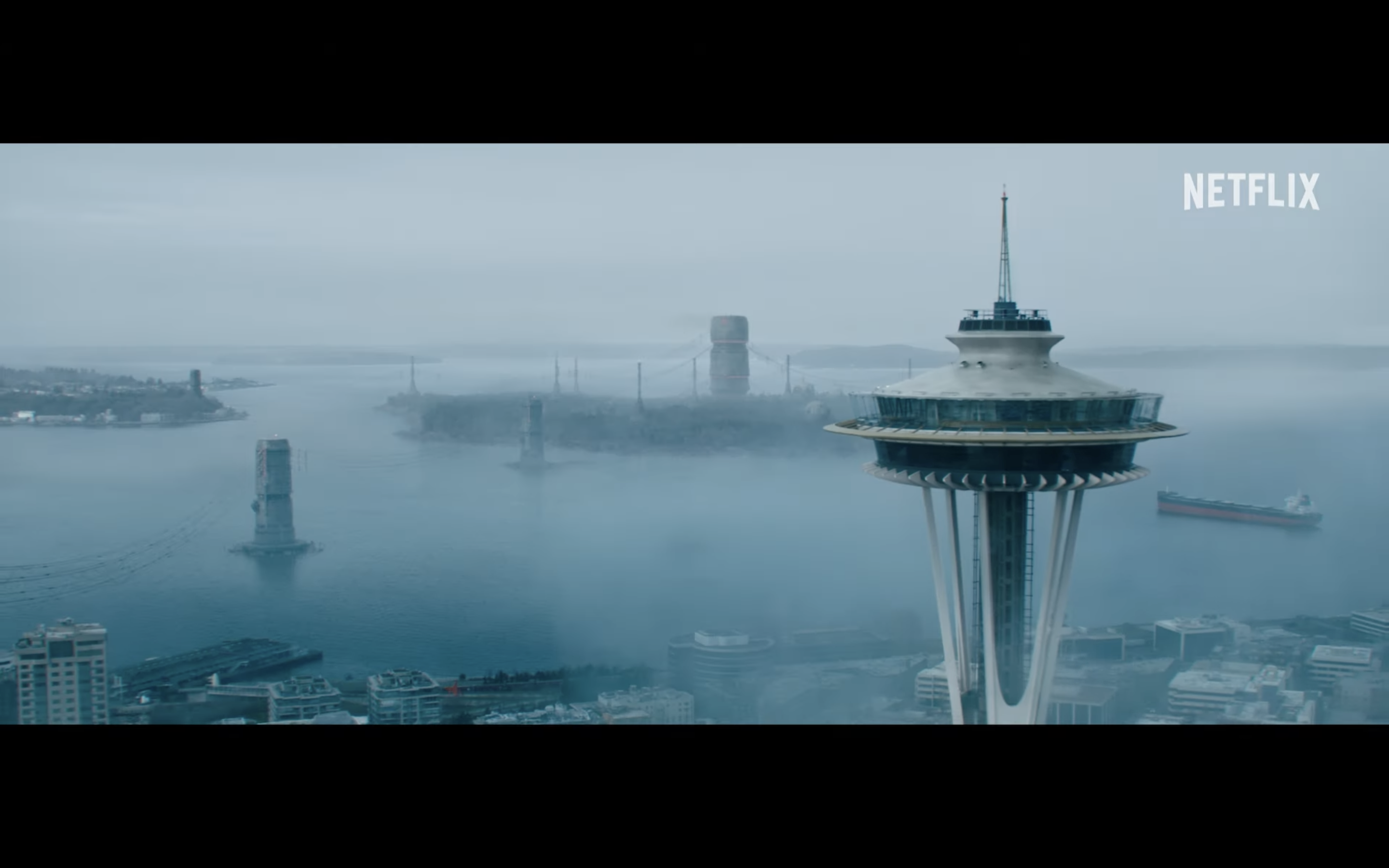 seattle skyline space needle