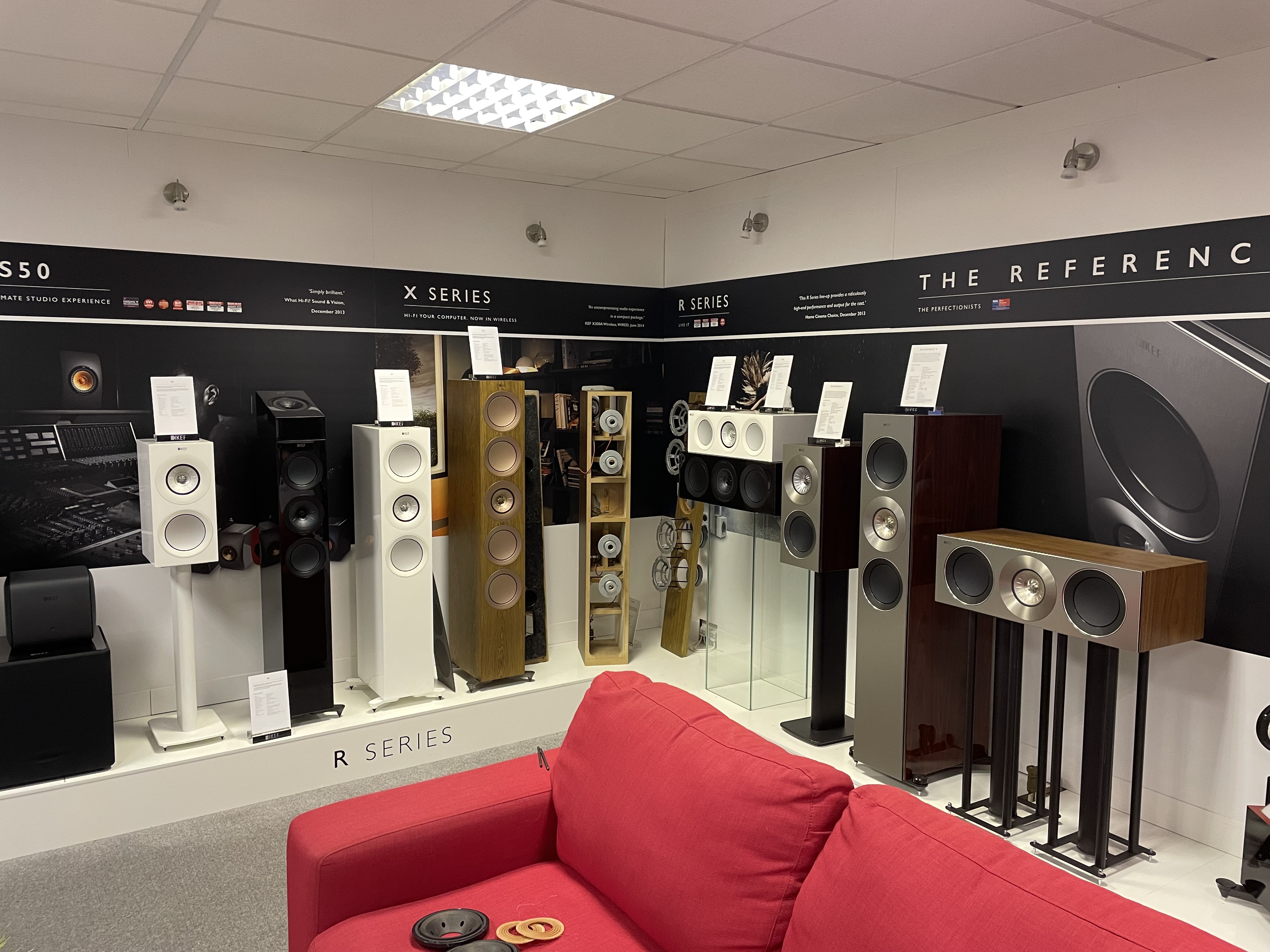speaker showroom variety