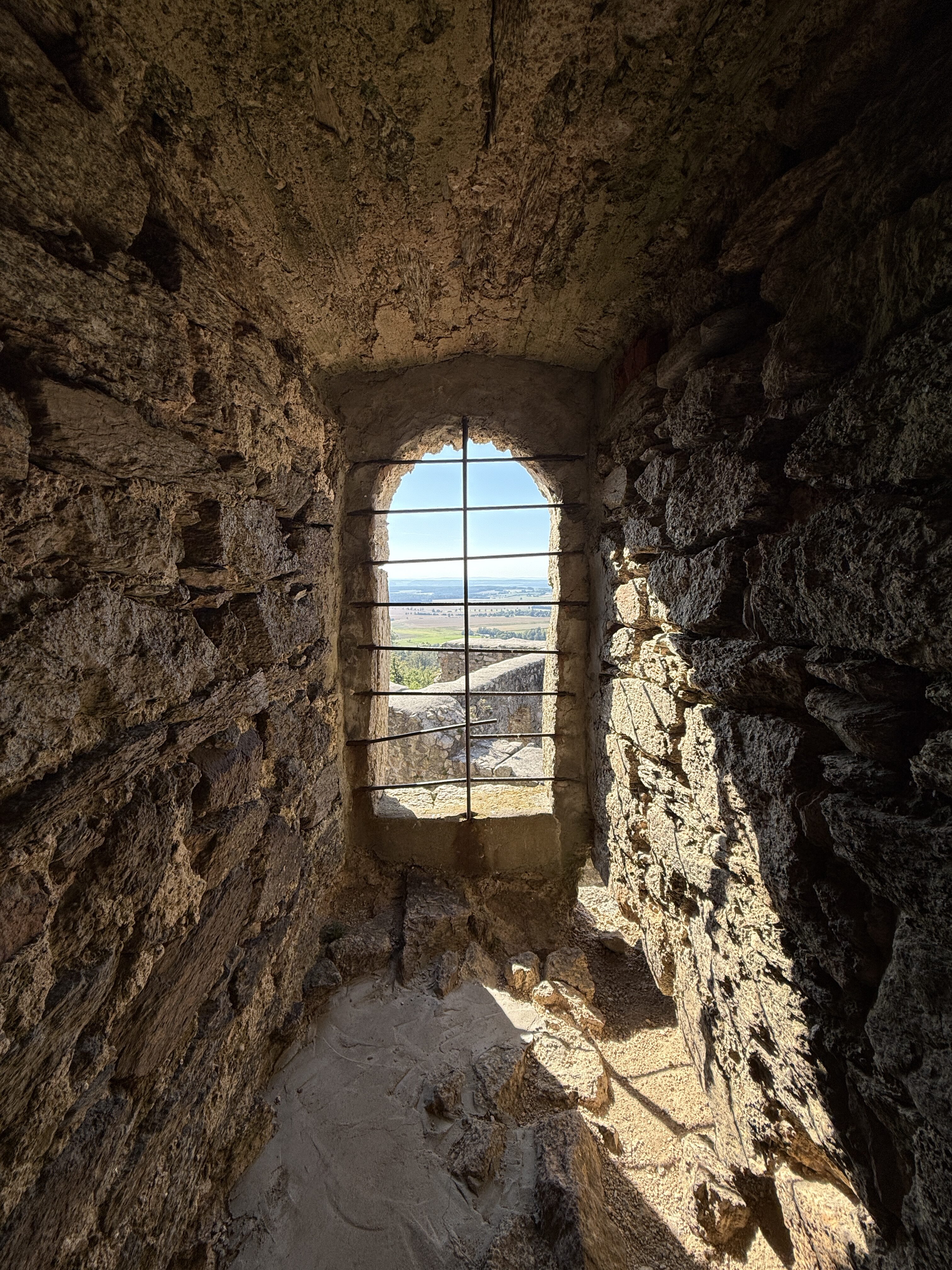 stone window view