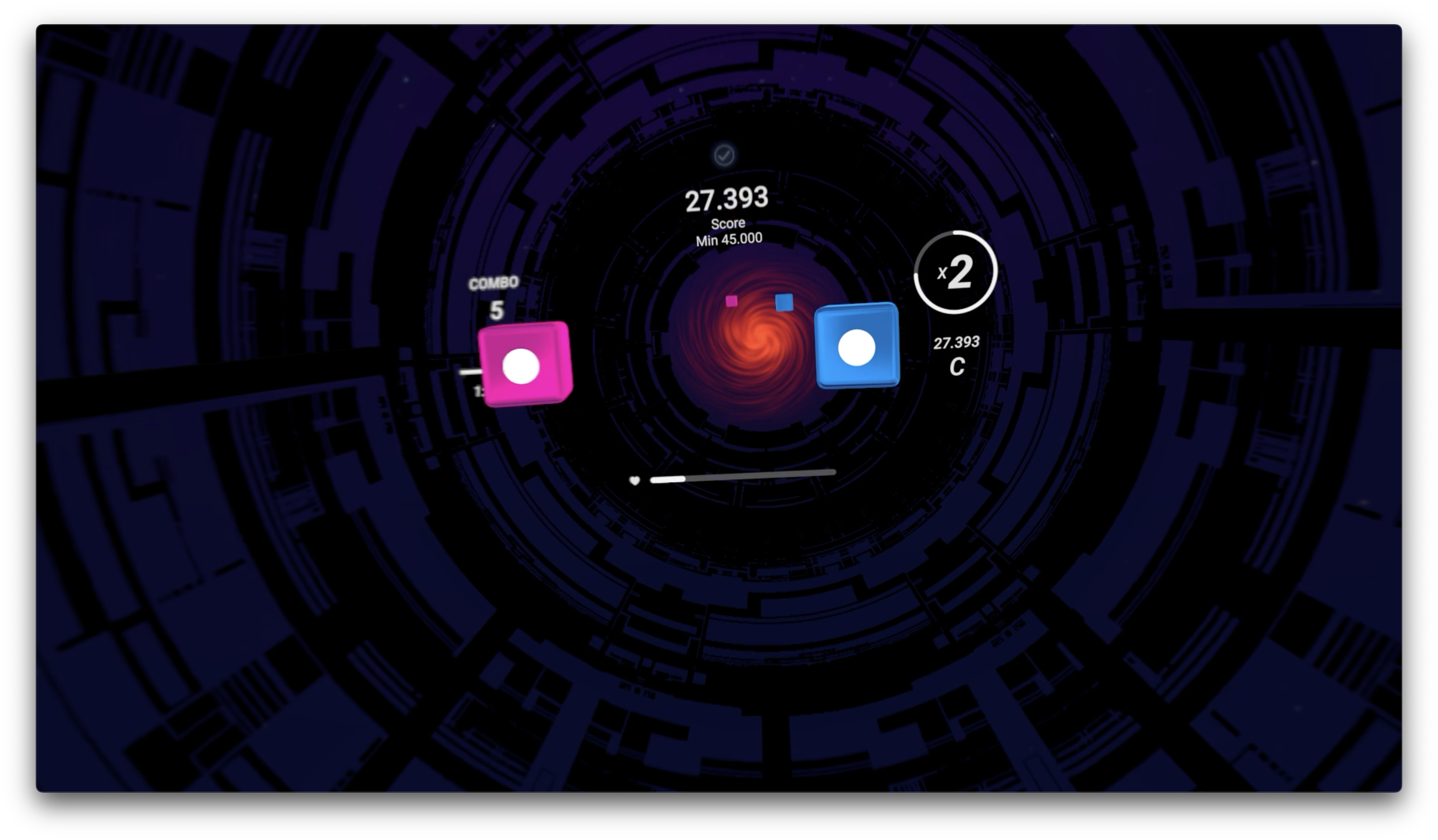 vr game score display
