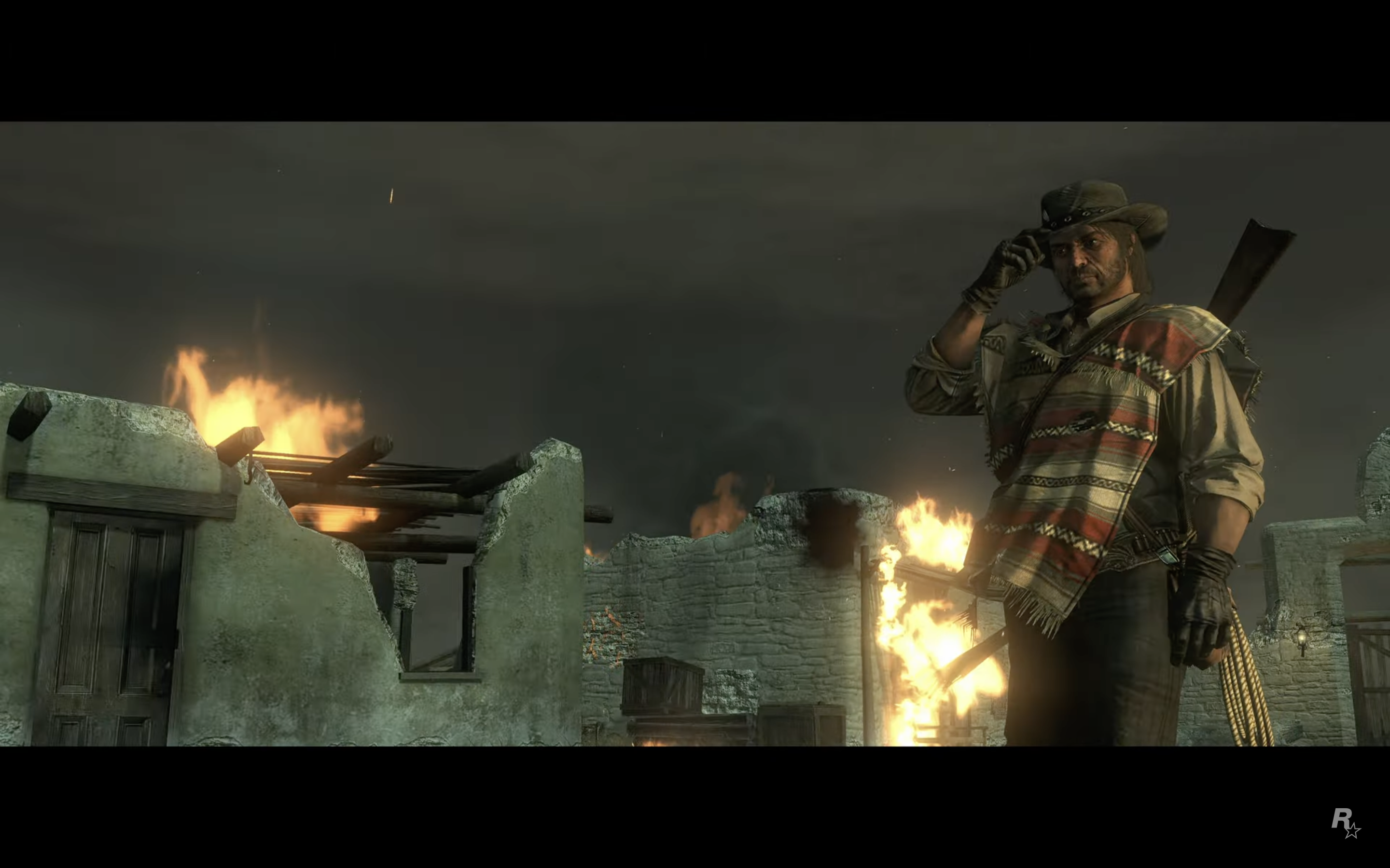 western game character fire