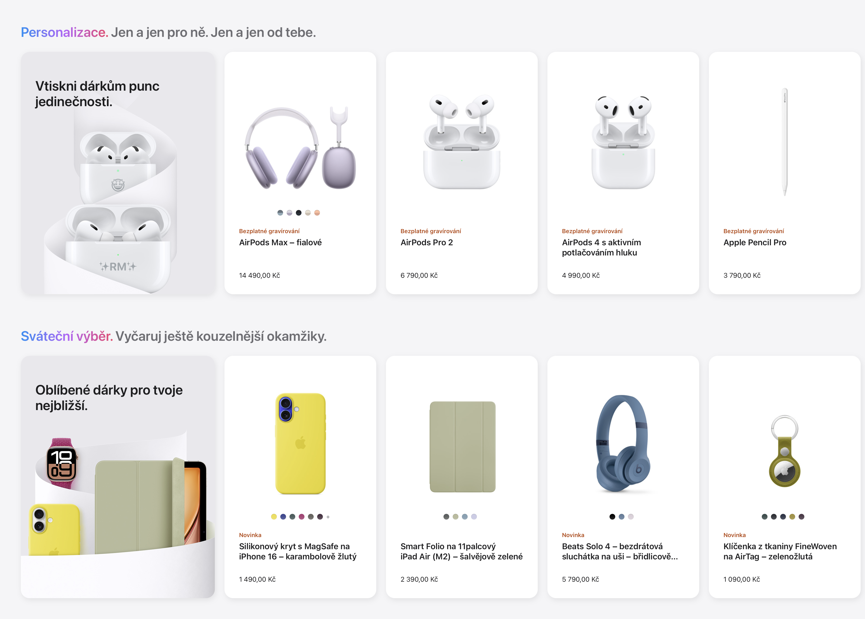 apple accessories selection