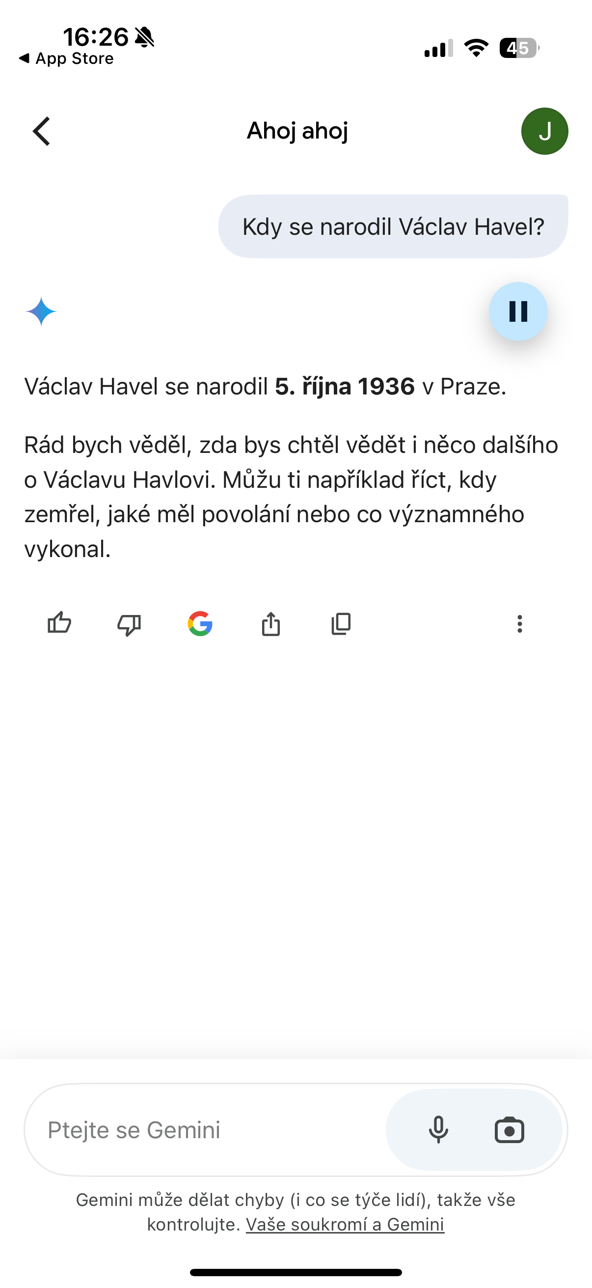 chatbot vaclav havel info