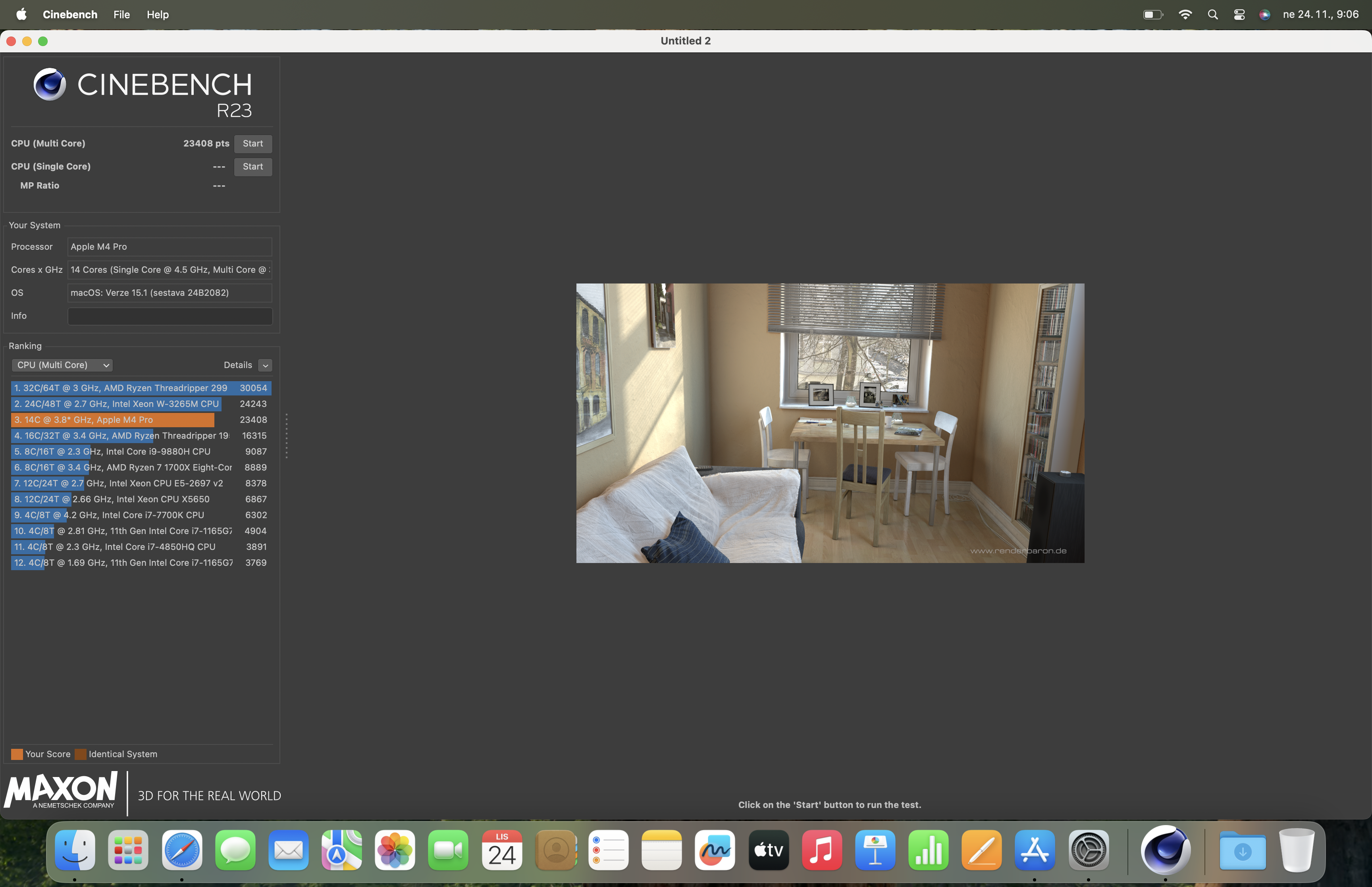 cinebench r23 benchmark
