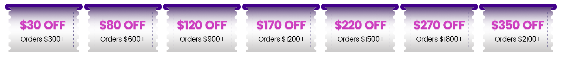 discount offers banner