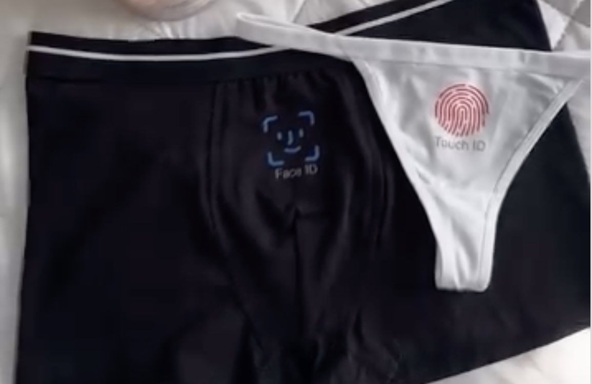face id touch id underwear