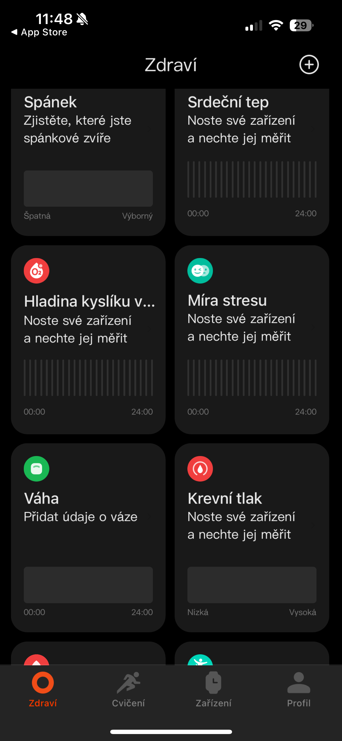 fitness app sleep and heart rate