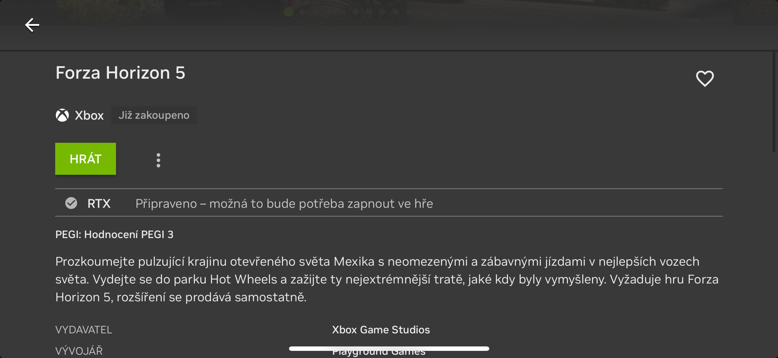 forza horizon 5 xbox details