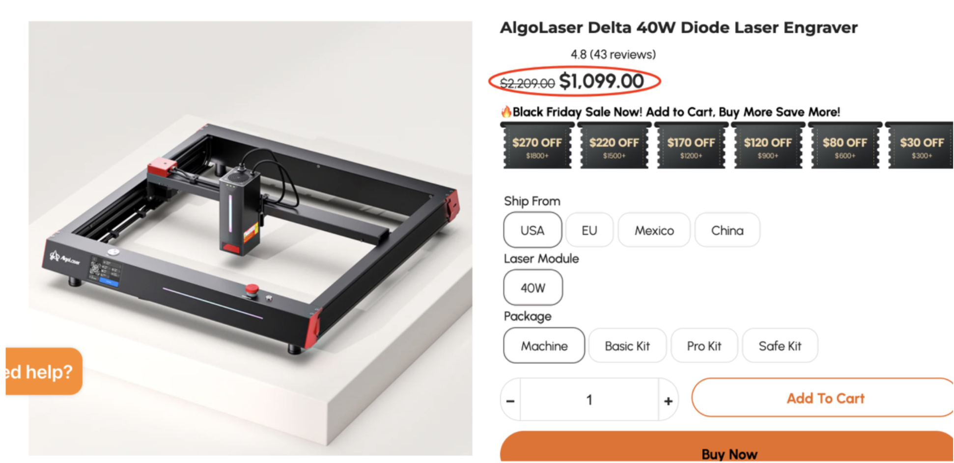 laser engraver discount page