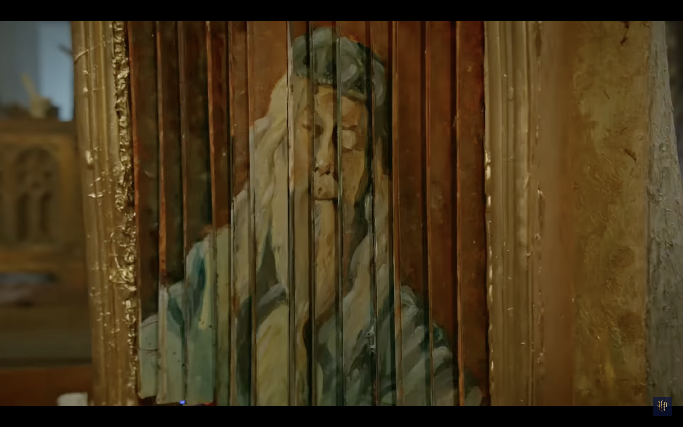 old painting closeup