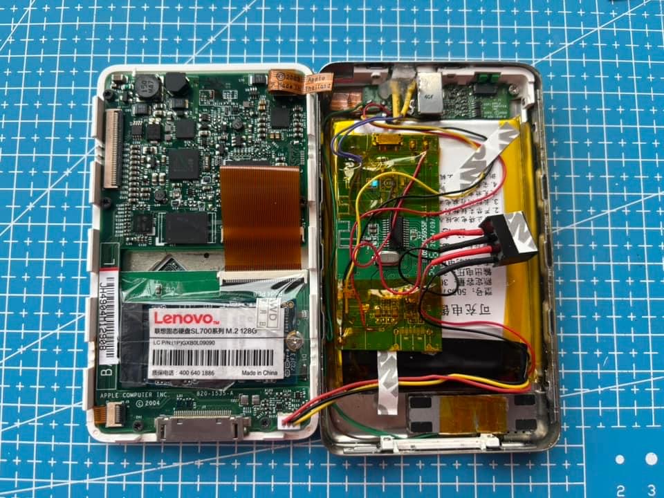open electronic device circuit board