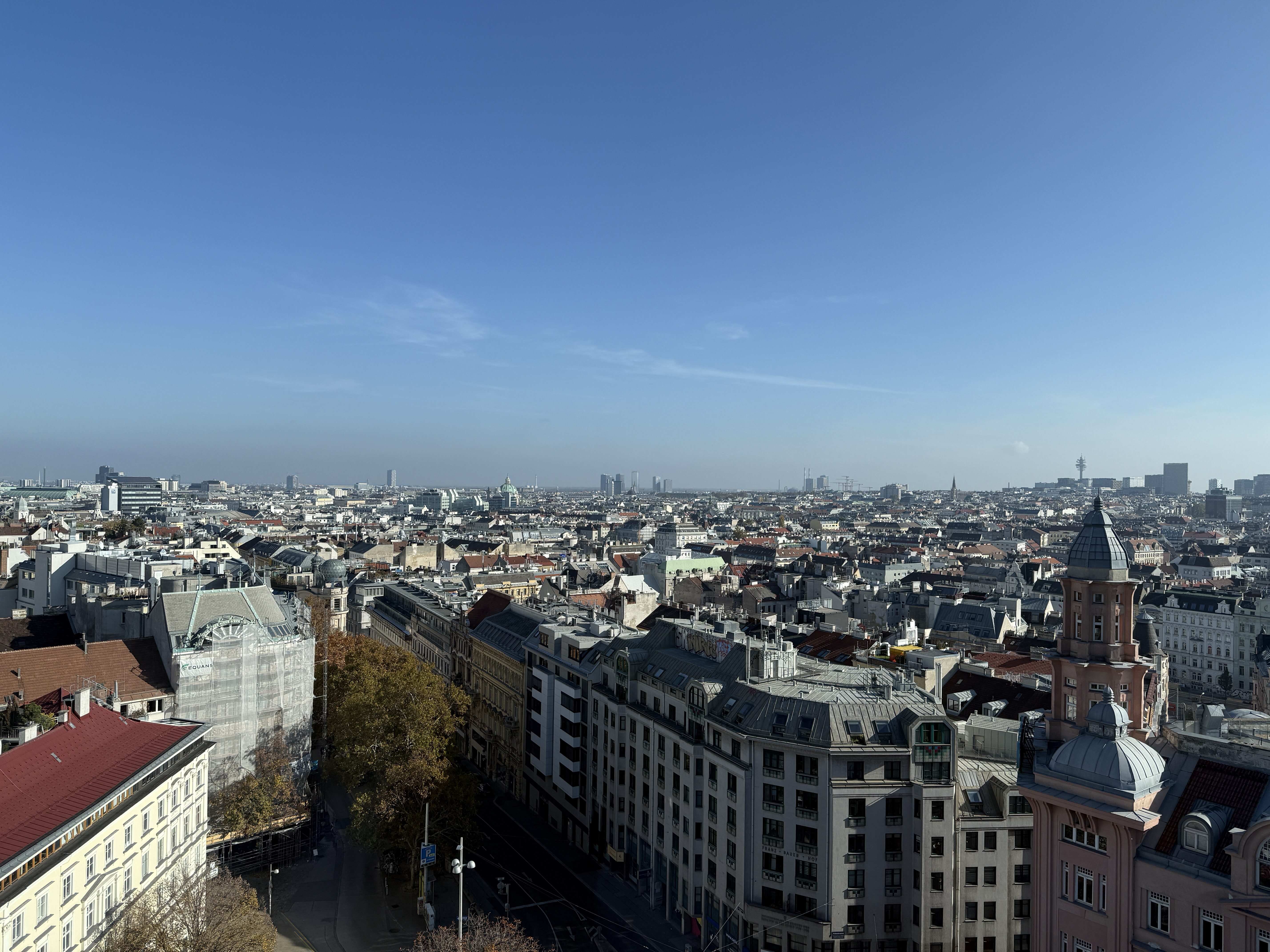 panoramic cityscape skyline