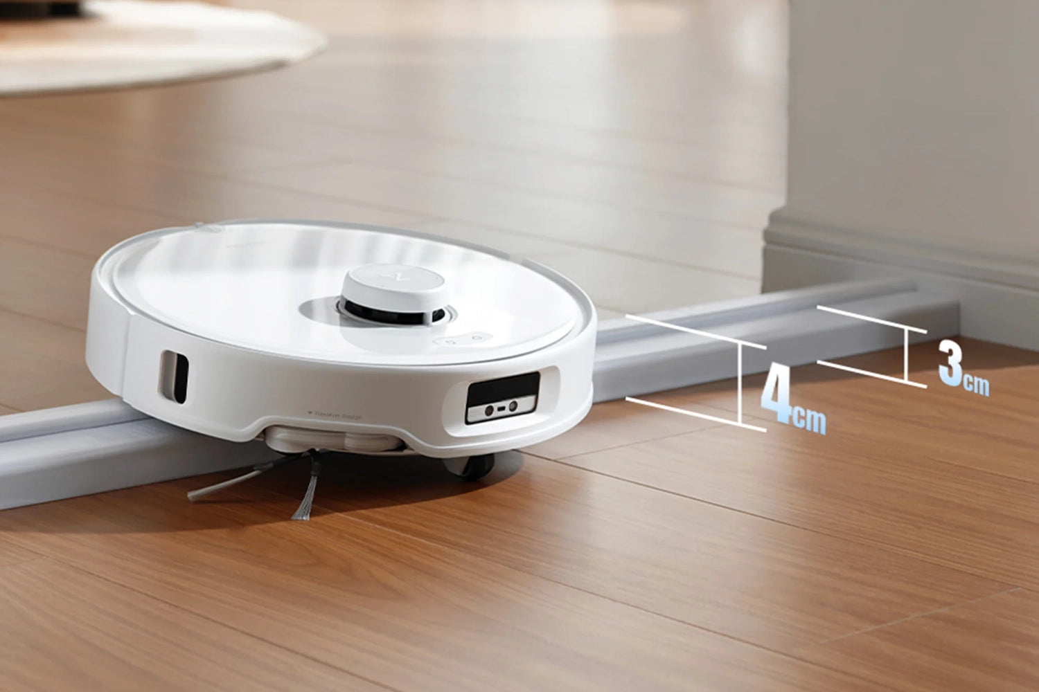 robot vacuum crossing threshold