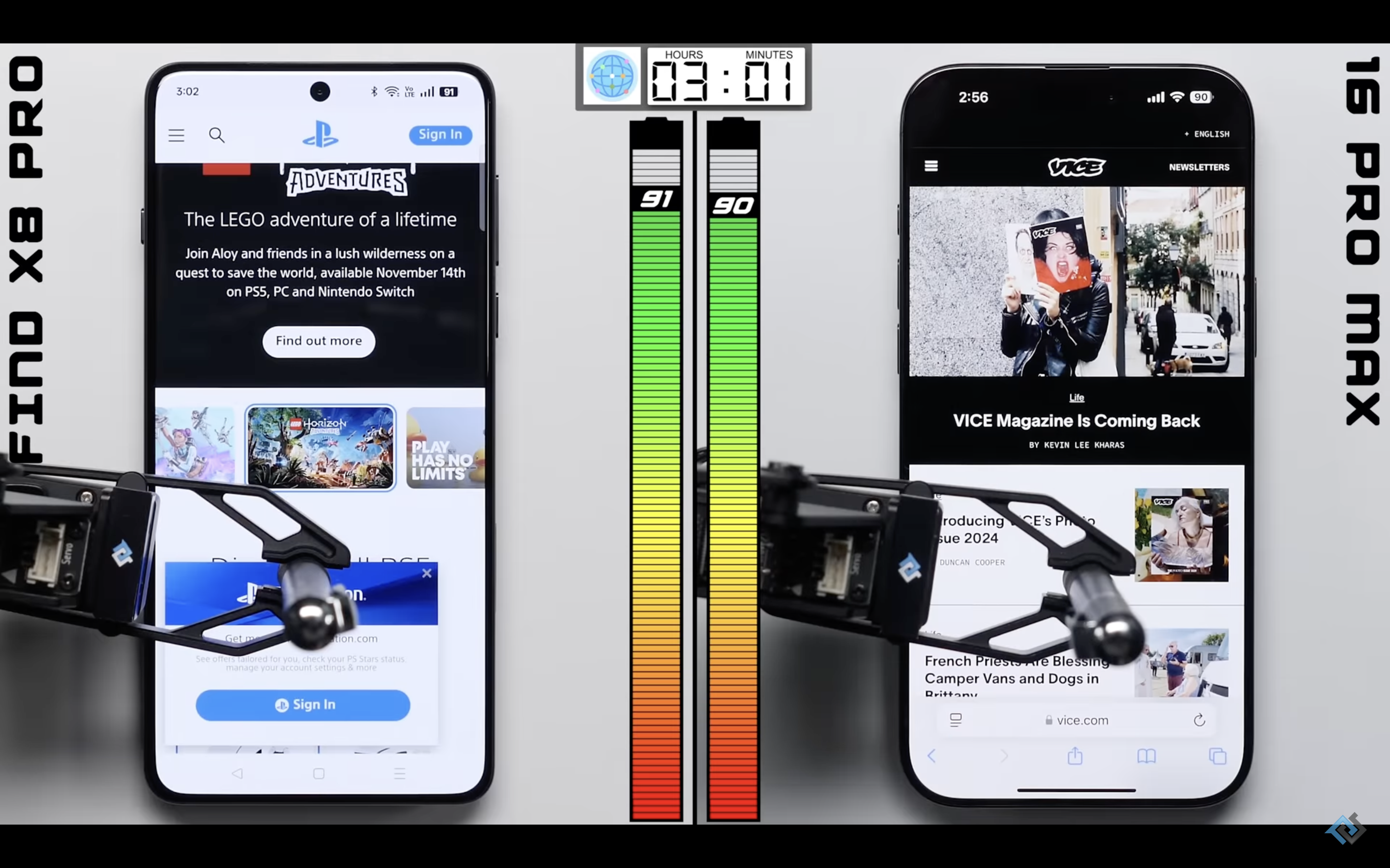 smartphone speed test comparison