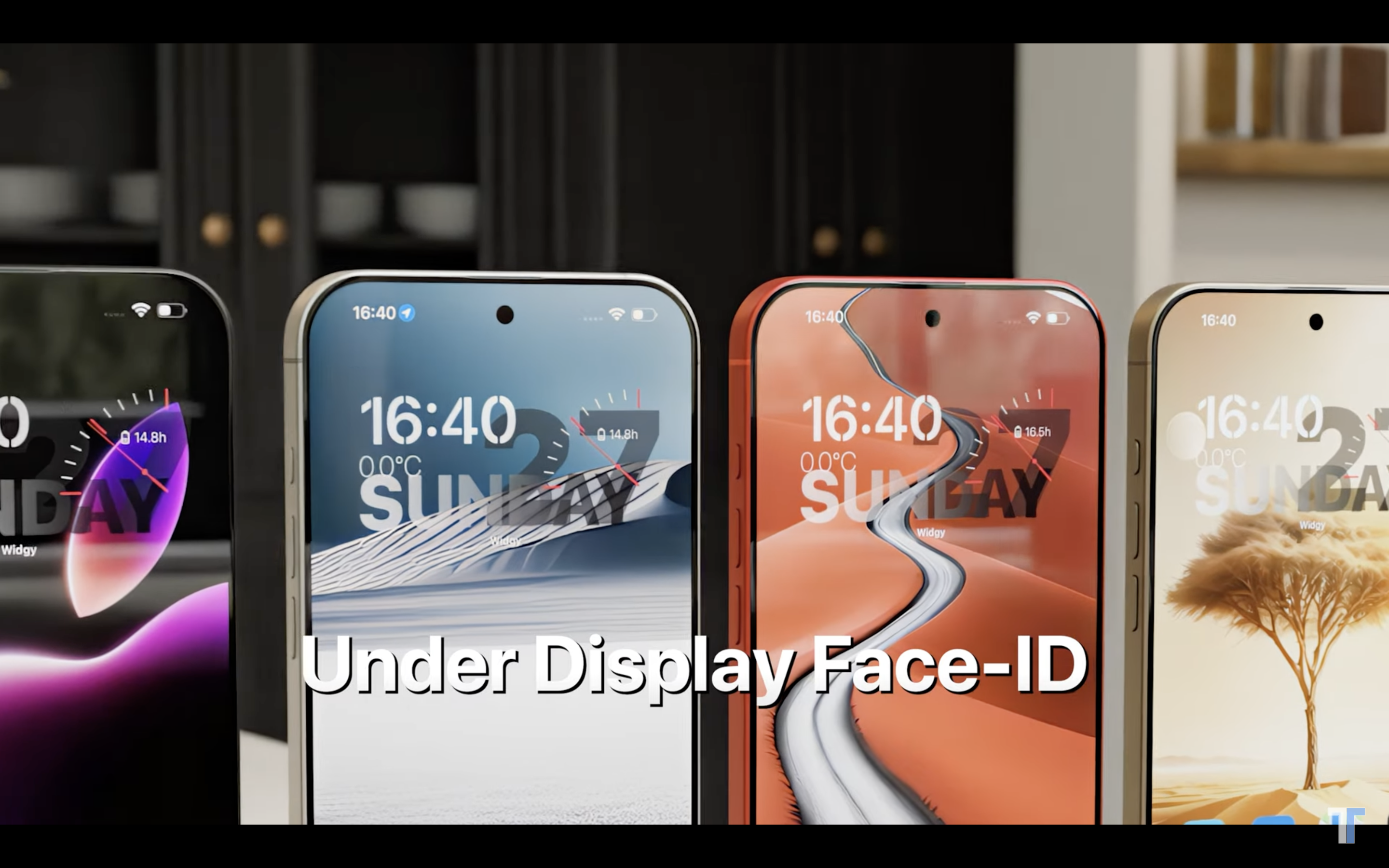 smartphones under display face id