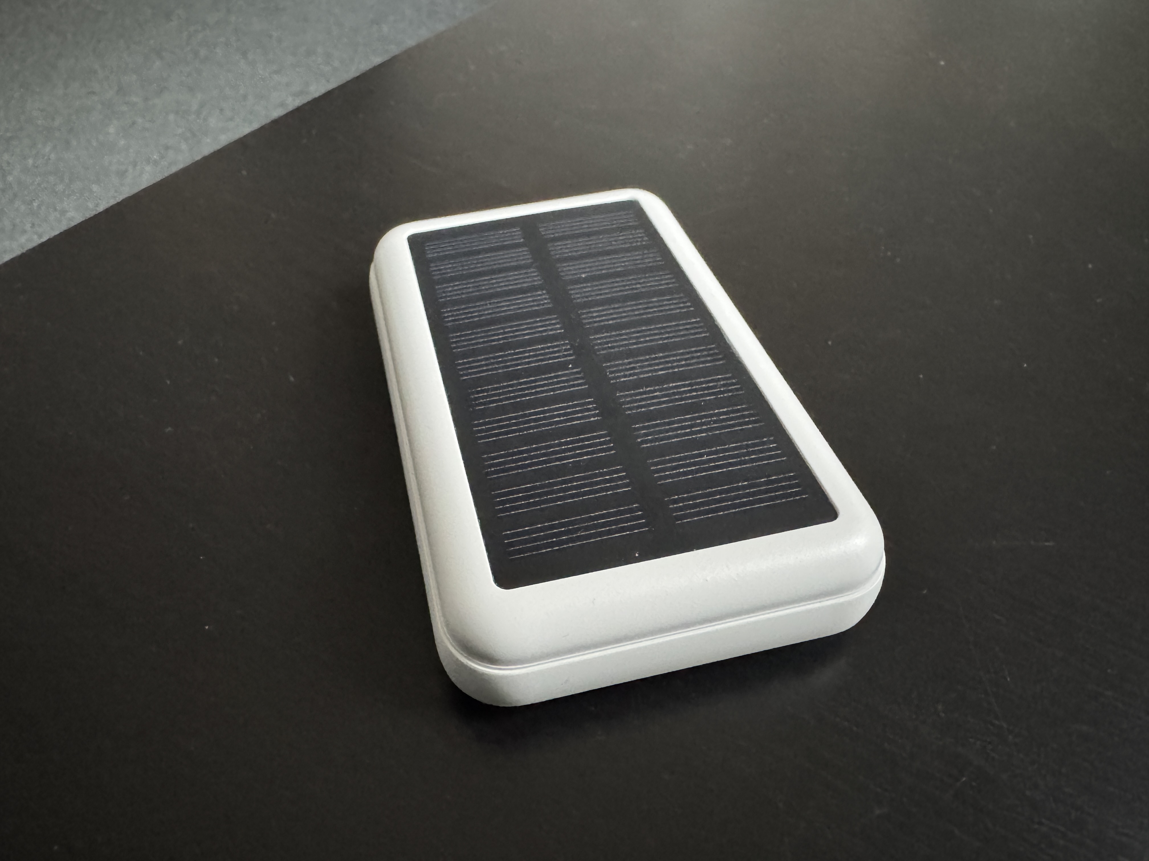 solar power bank top view