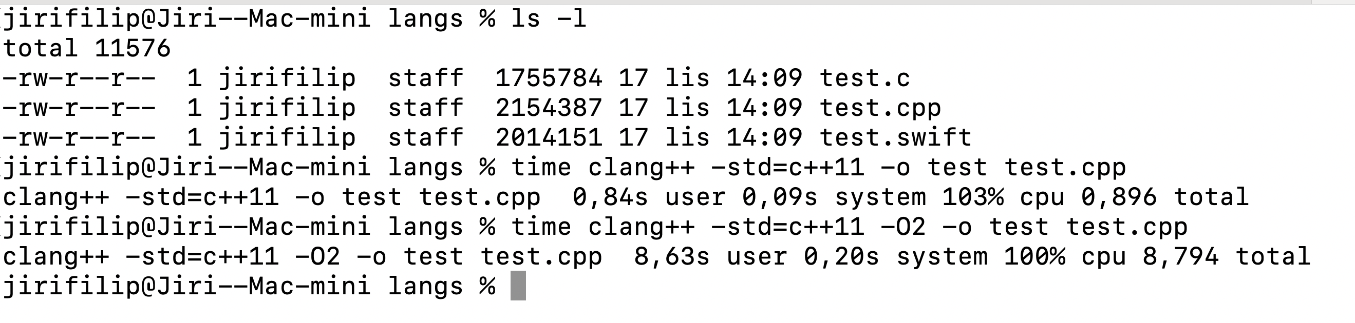 terminal code execution cpp