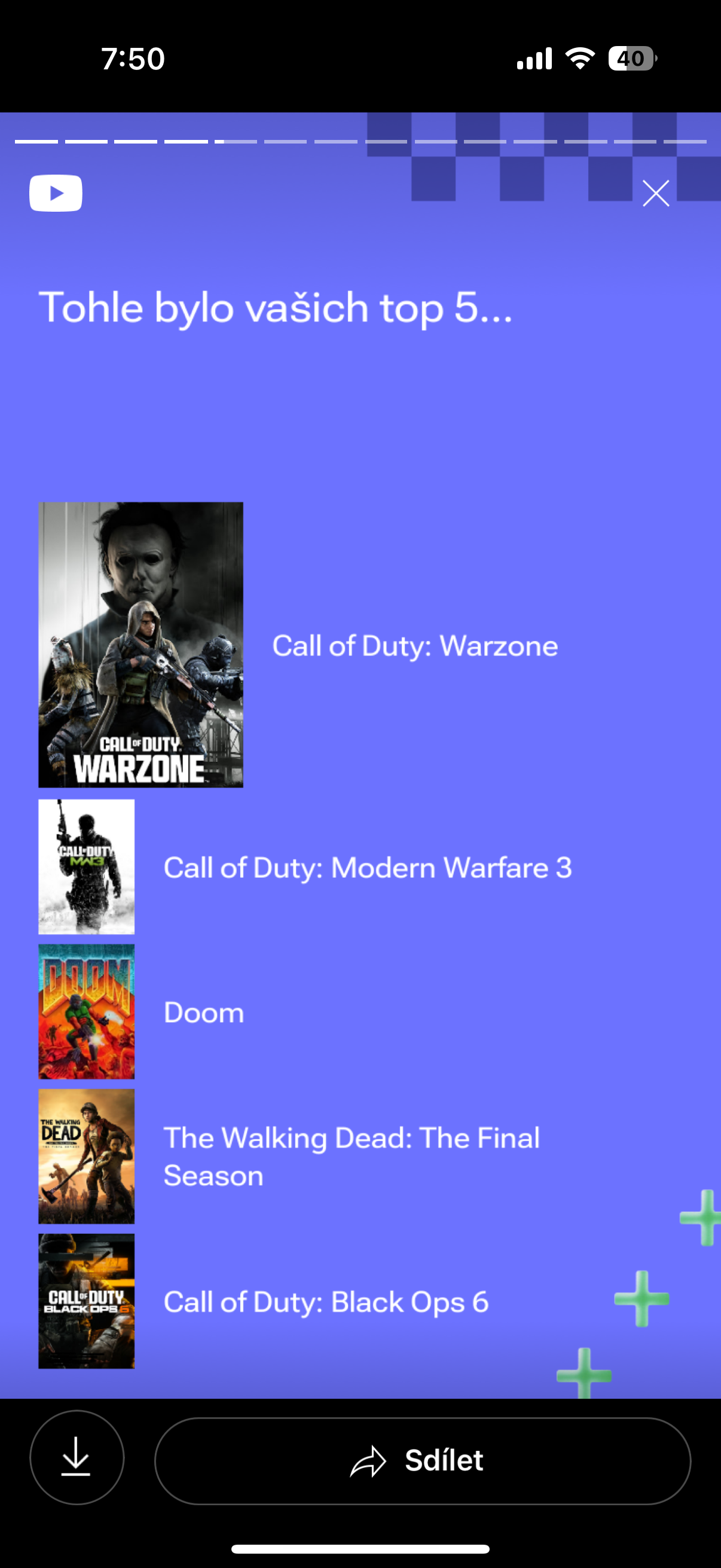 youtube gaming top 5 games